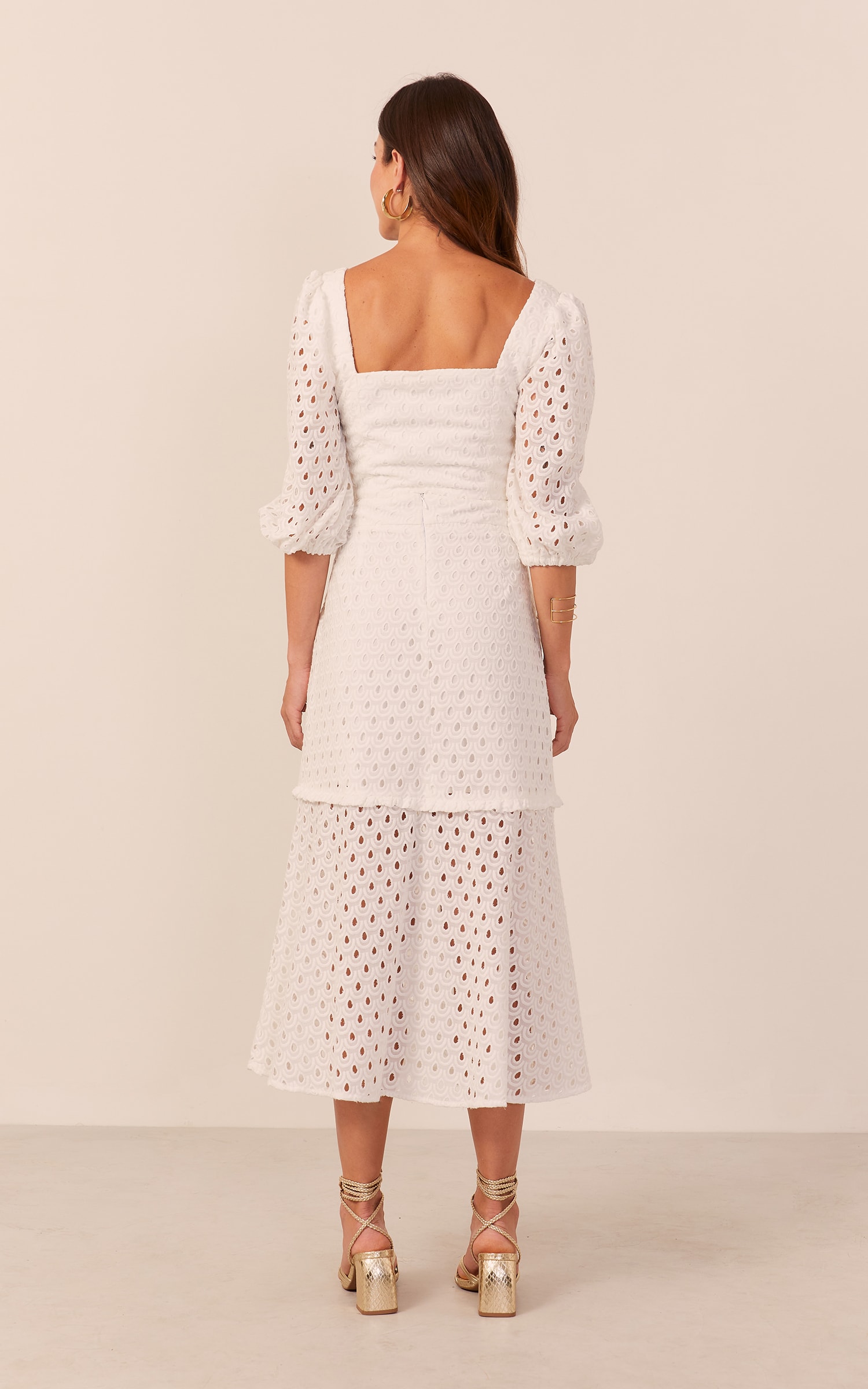 Saia Midi Brisa Off White