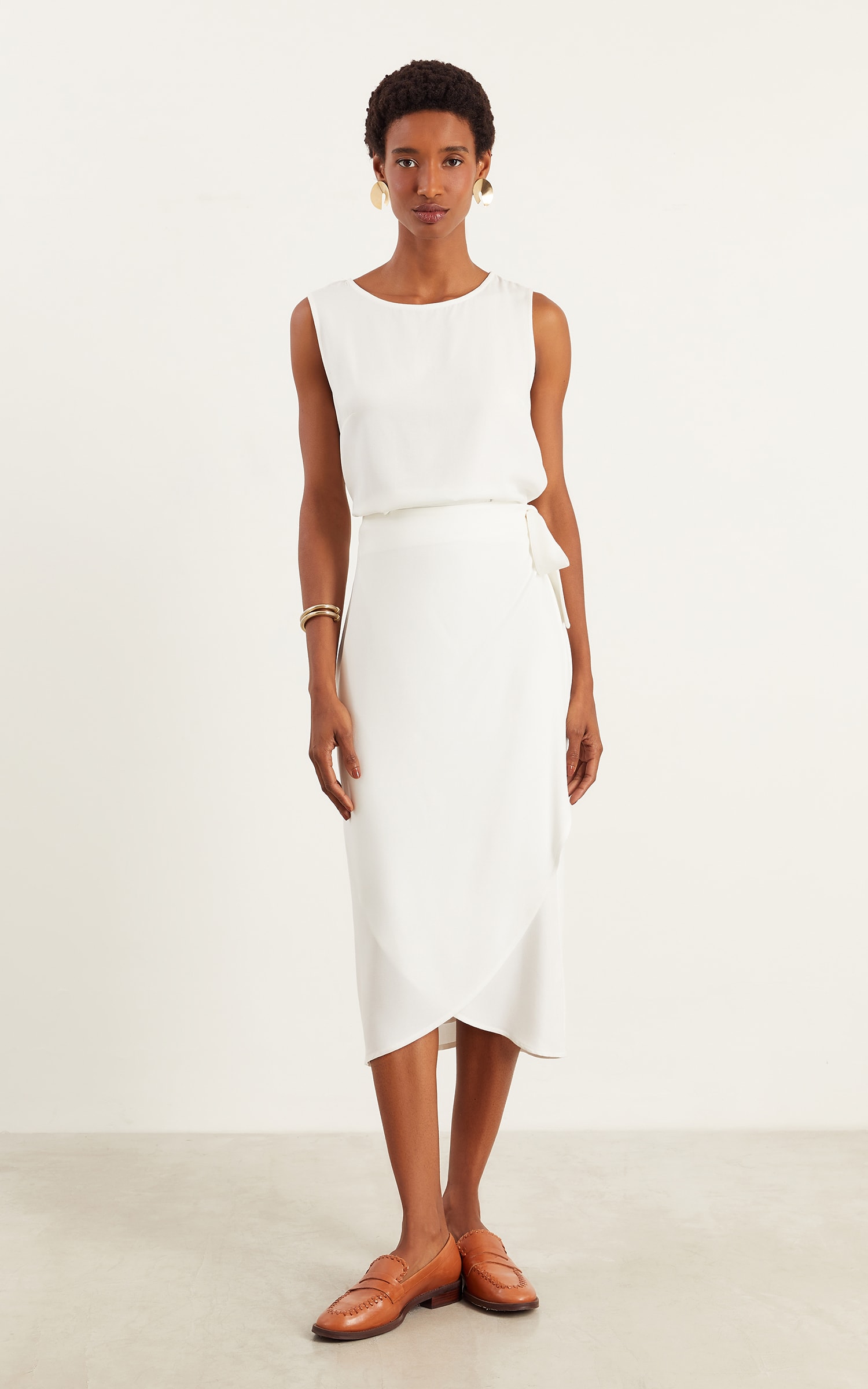 Saia Pareô Space Off White
