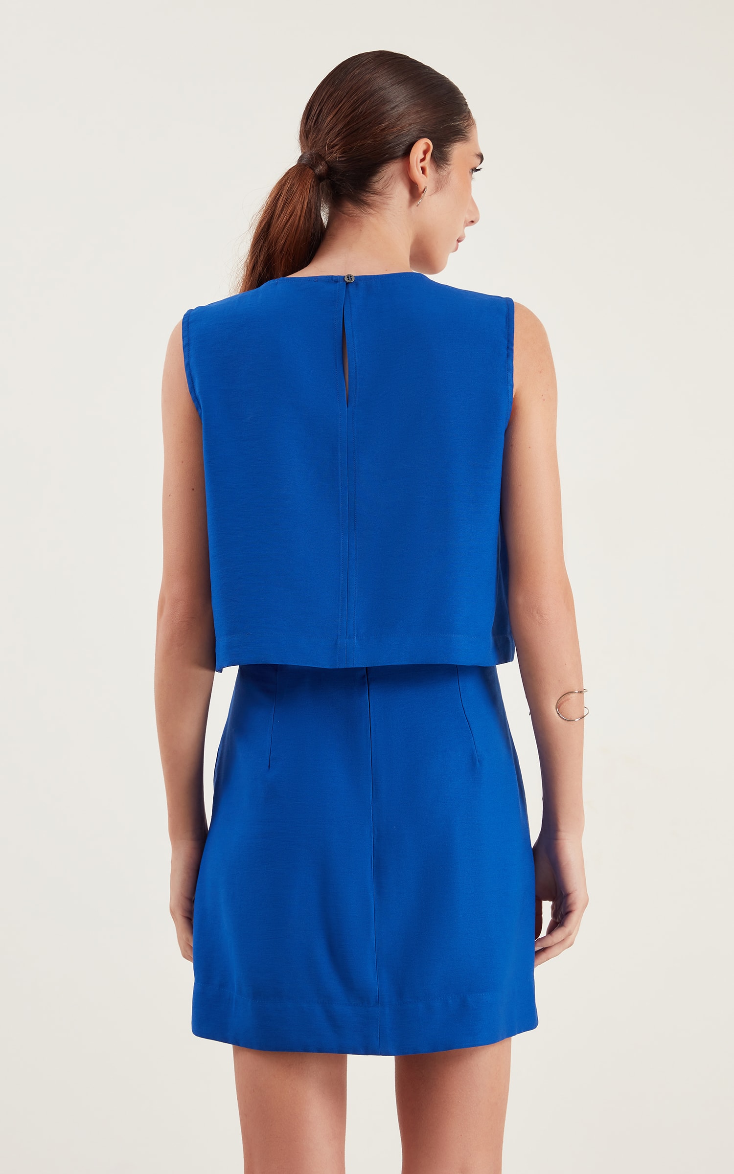 Saia Petit Azul Royal