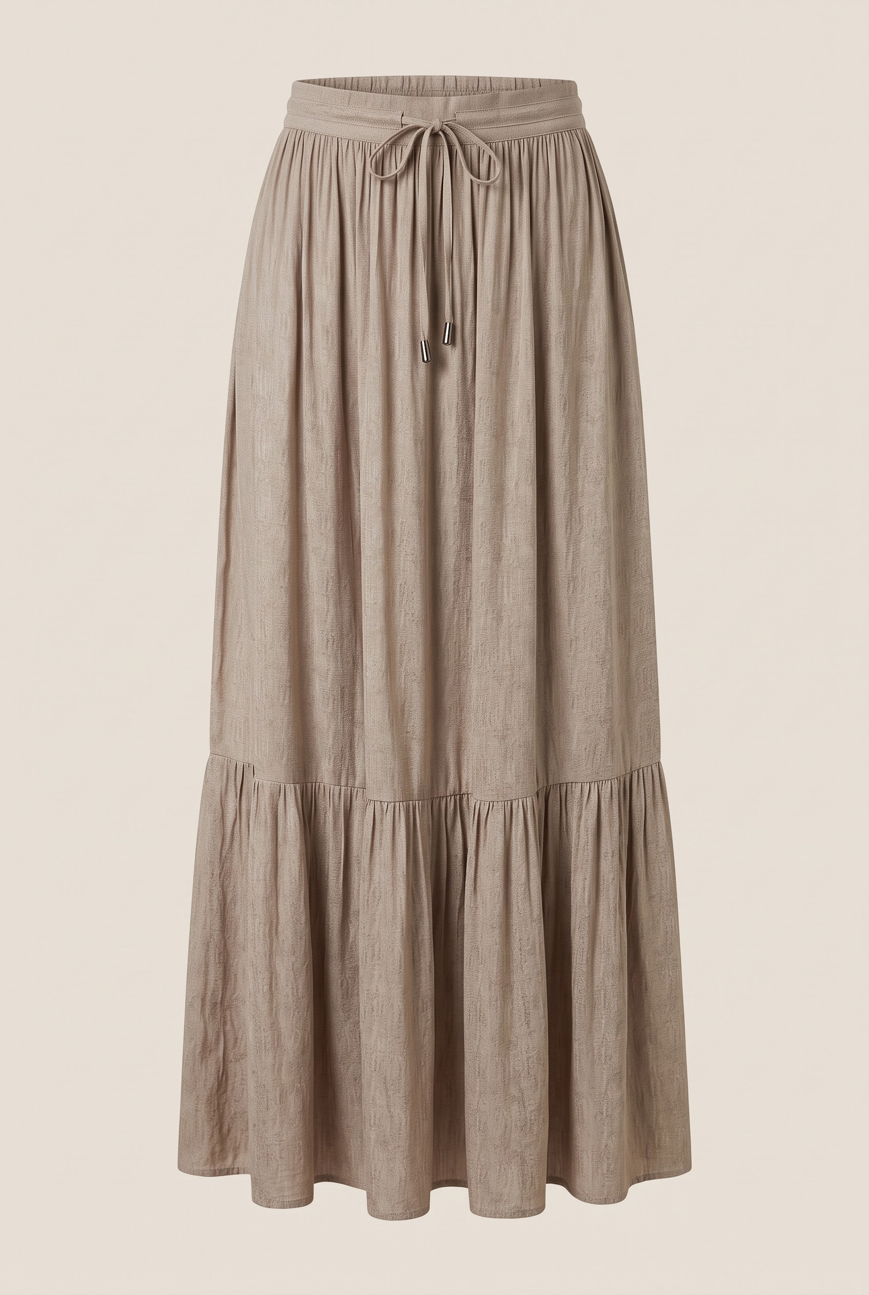 Saia Satin Serpetine Caqui