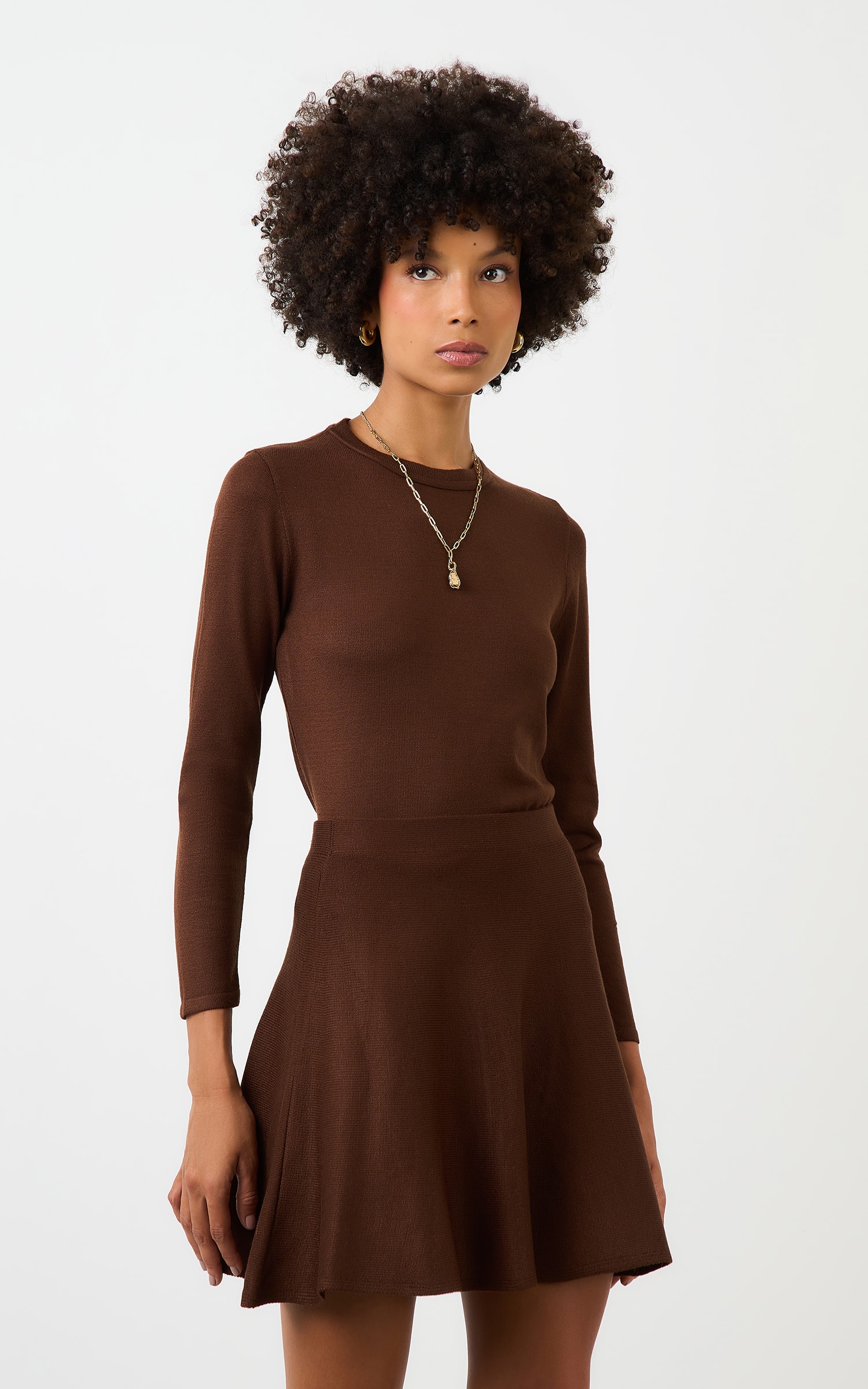 Saia Tricot Gode Chocolate