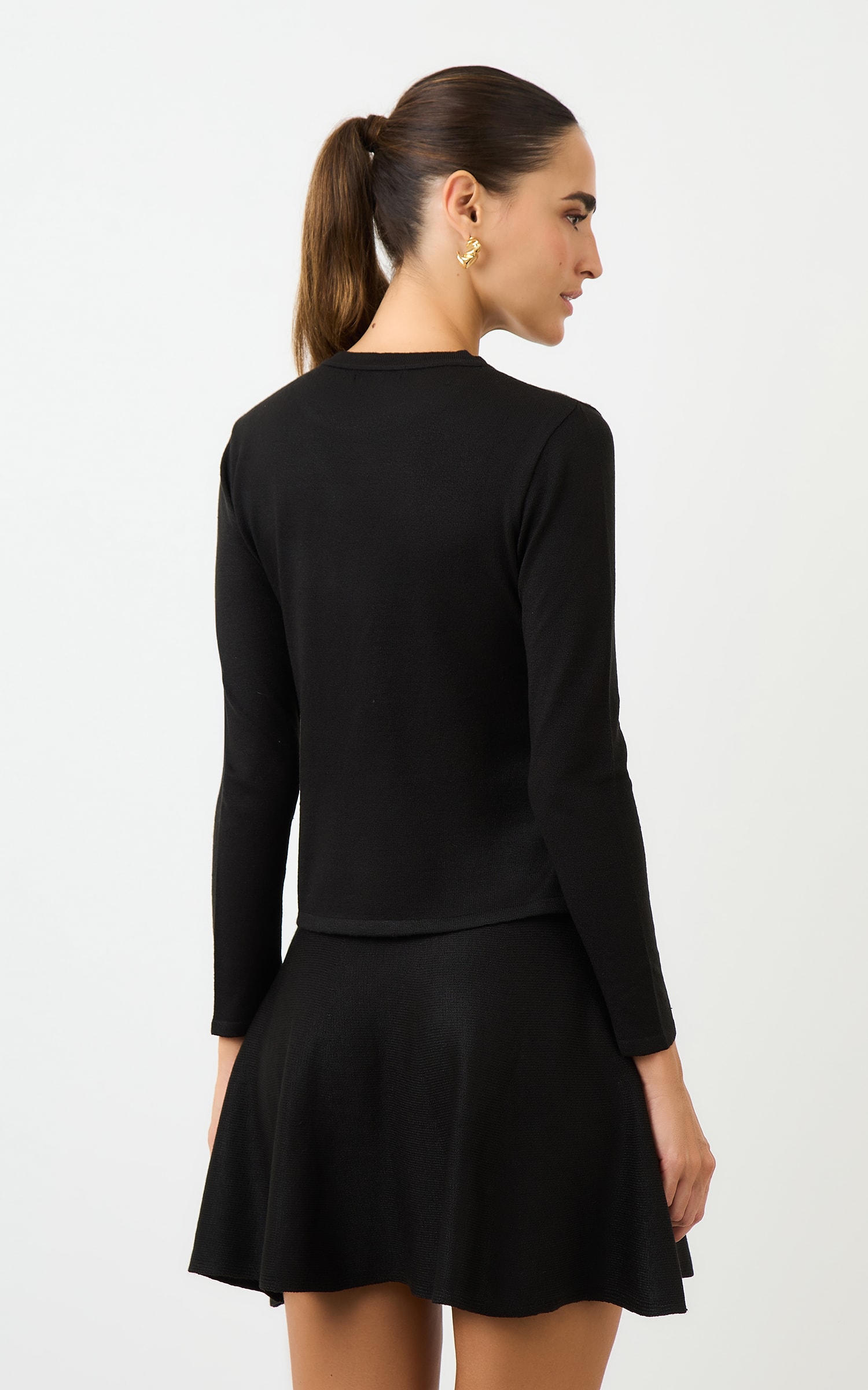 Saia Tricot Gode Preto