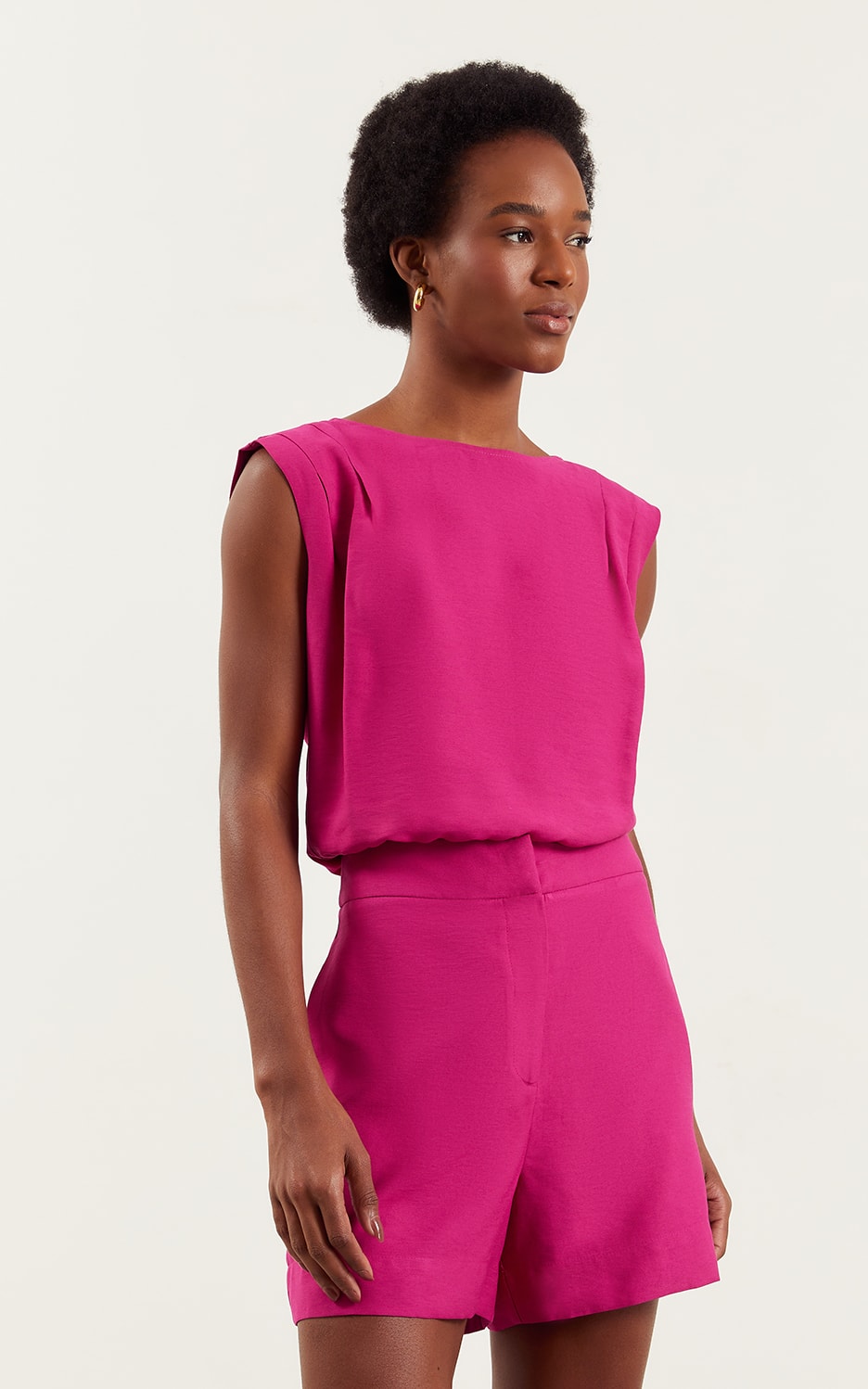 Short Alfaiataria Summer Fucsia