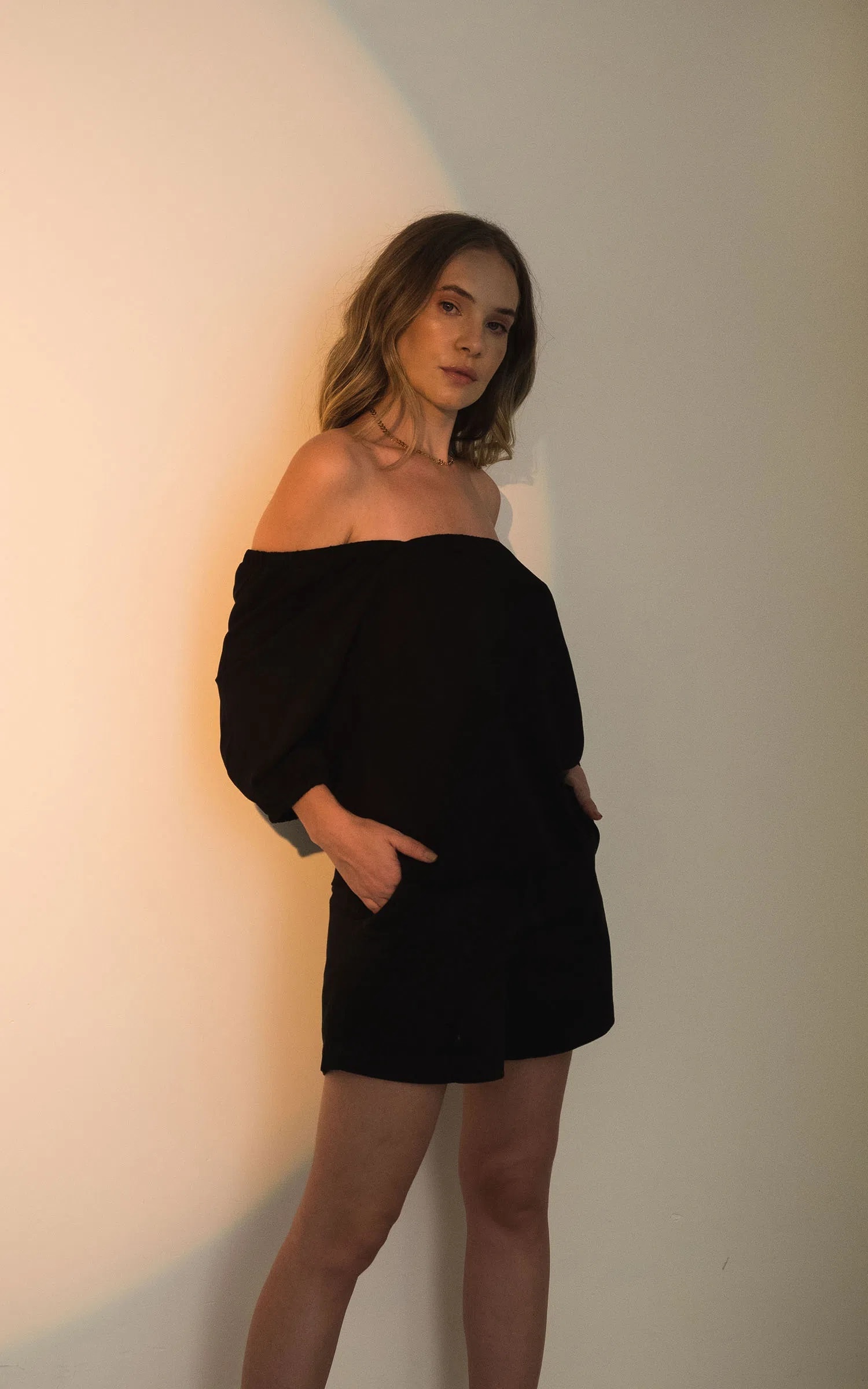 Short Atenas Preto