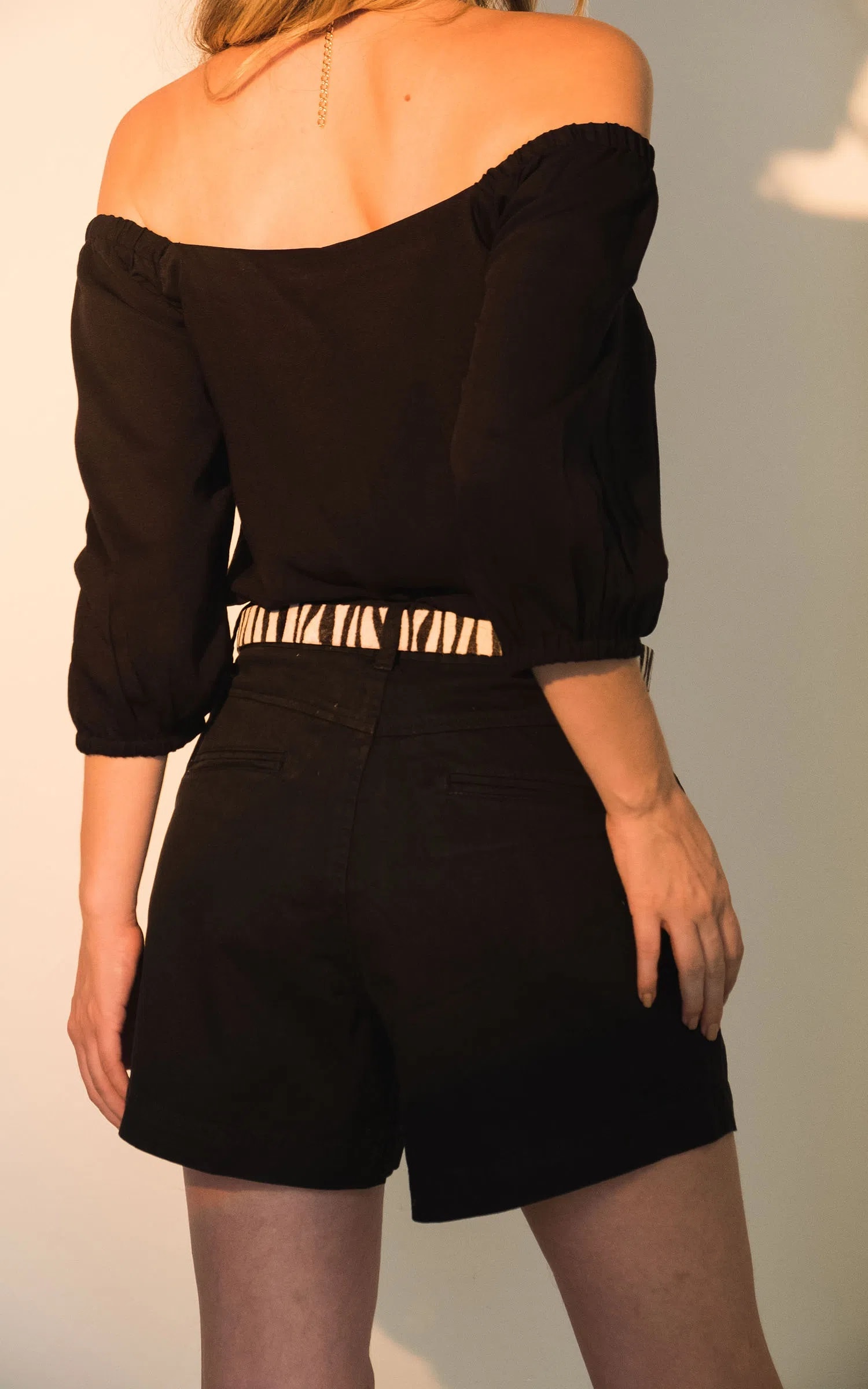 Short Atenas Preto