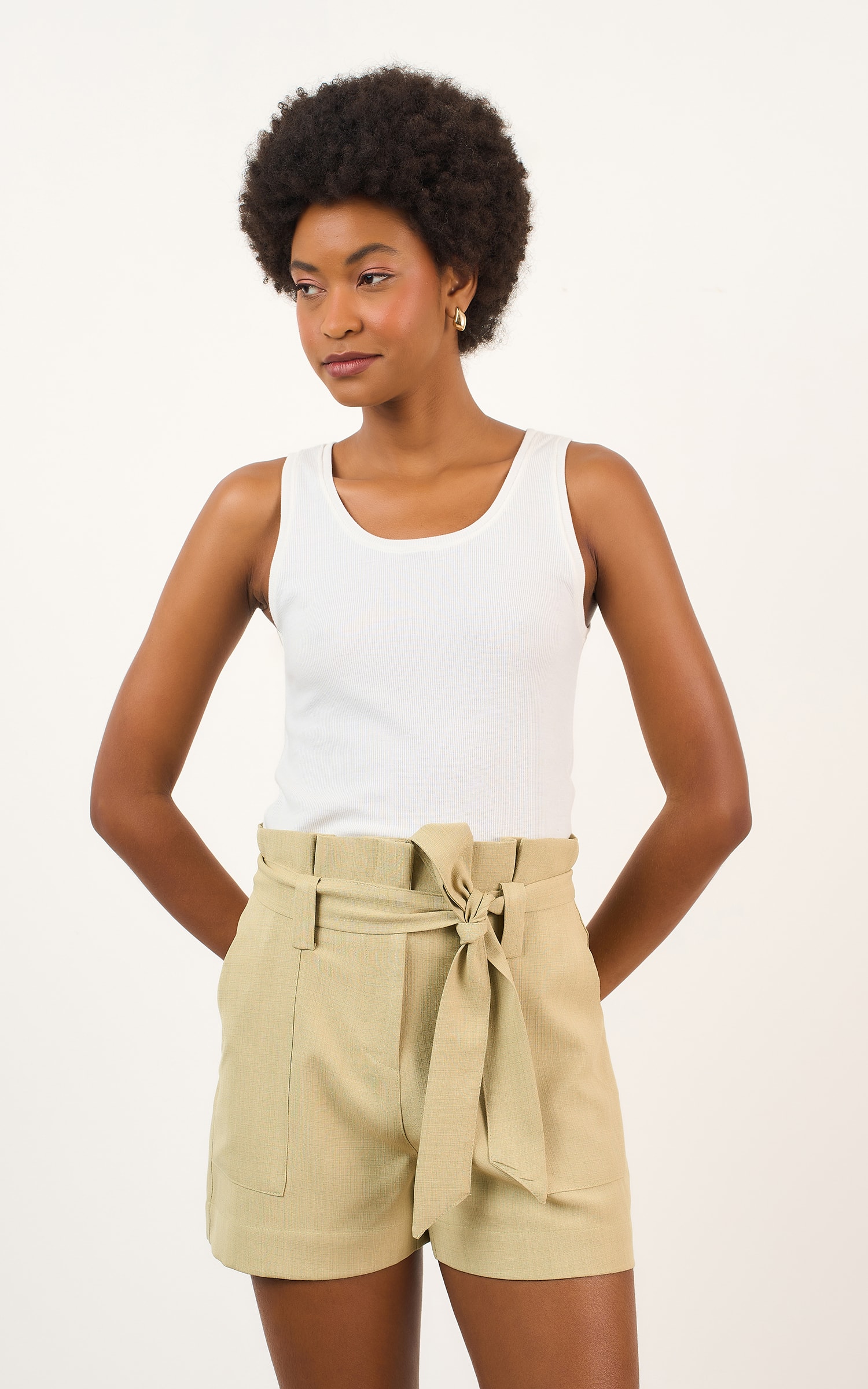 Short Basic Street Cha Verde