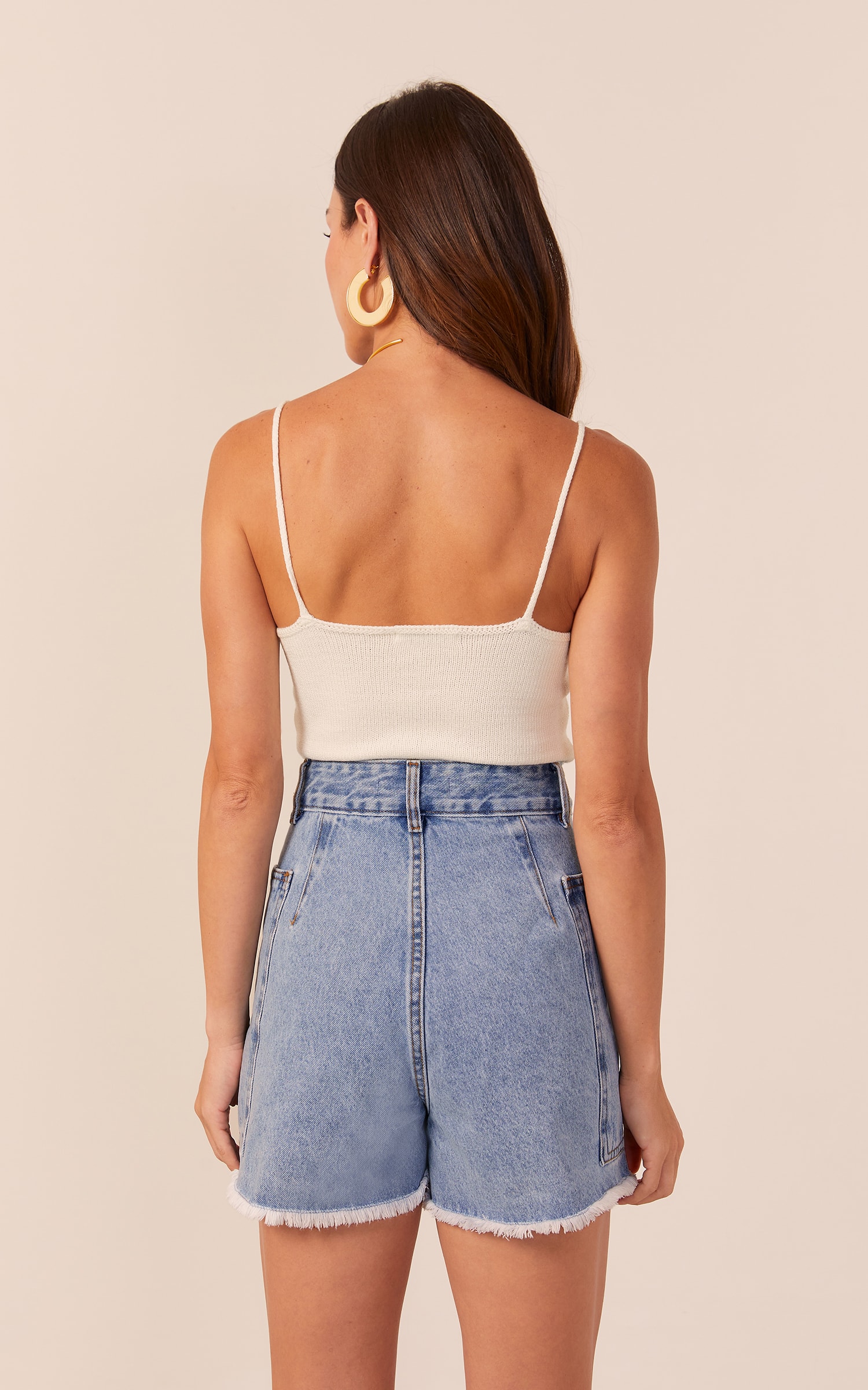 Short Bolso Lateral Jeans