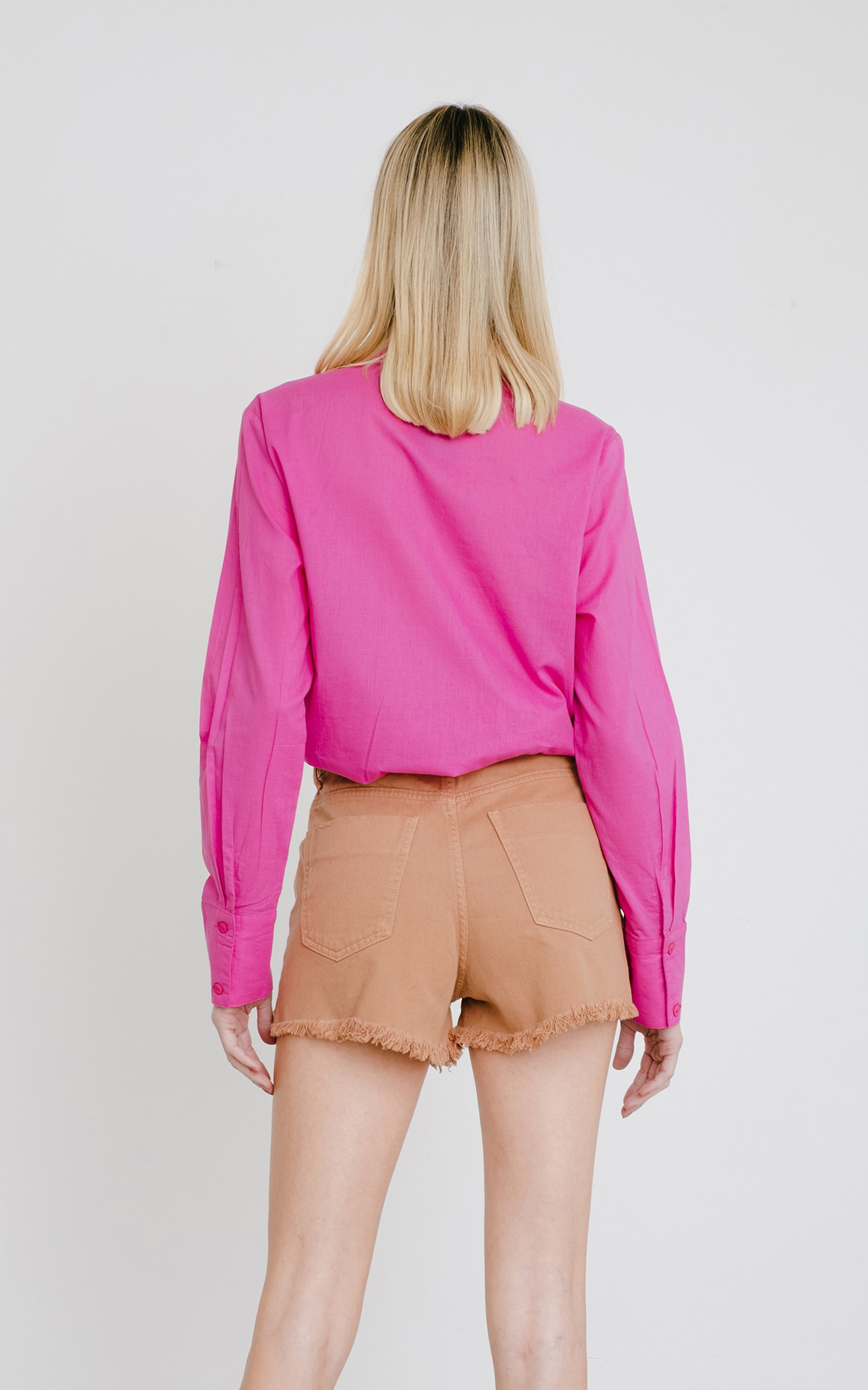 Short Caju Sarja Caramelo