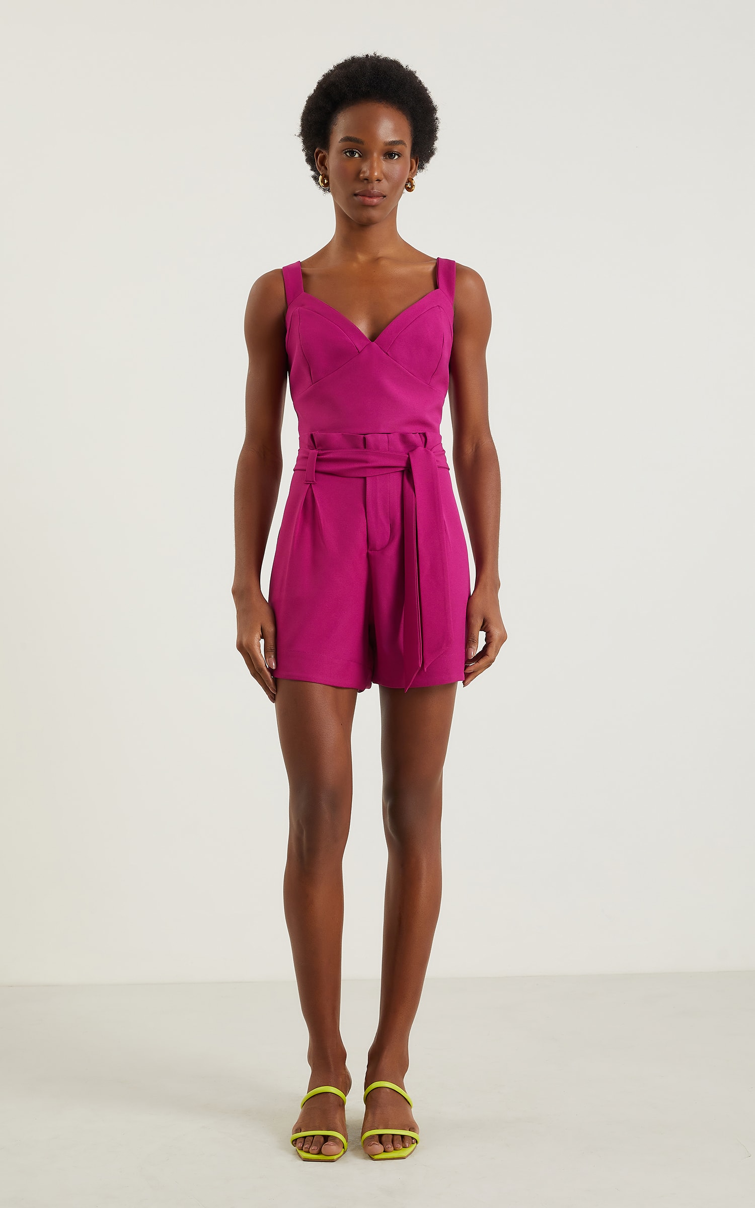 Short Clochard Dalia Fúcsia