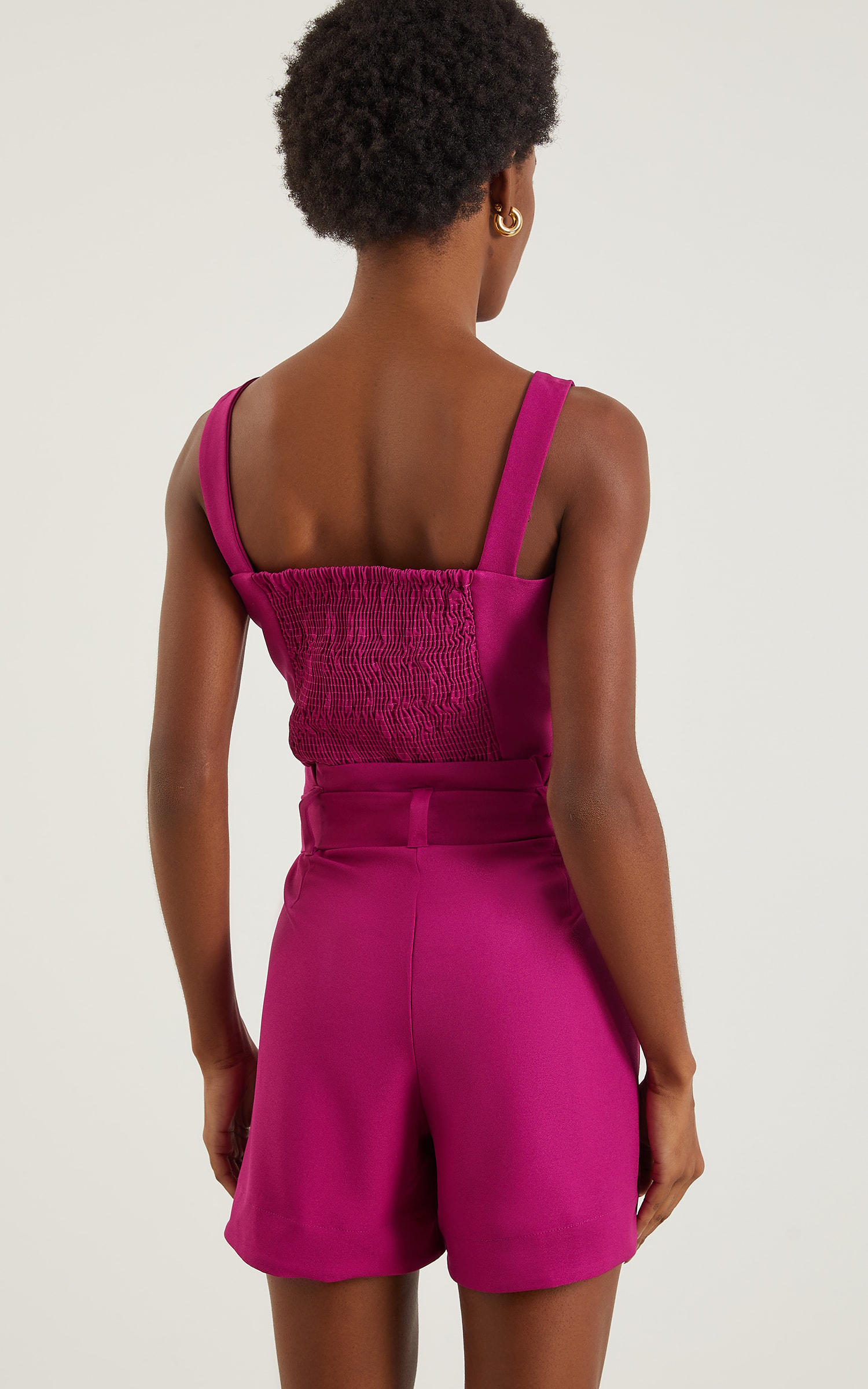 Short Clochard Dalia Fúcsia