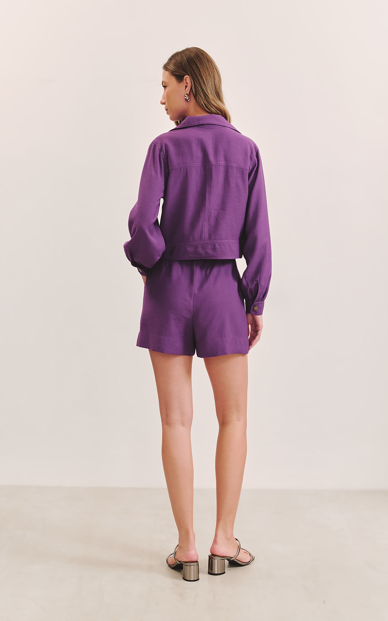 Short Clochard Sublime Roxo