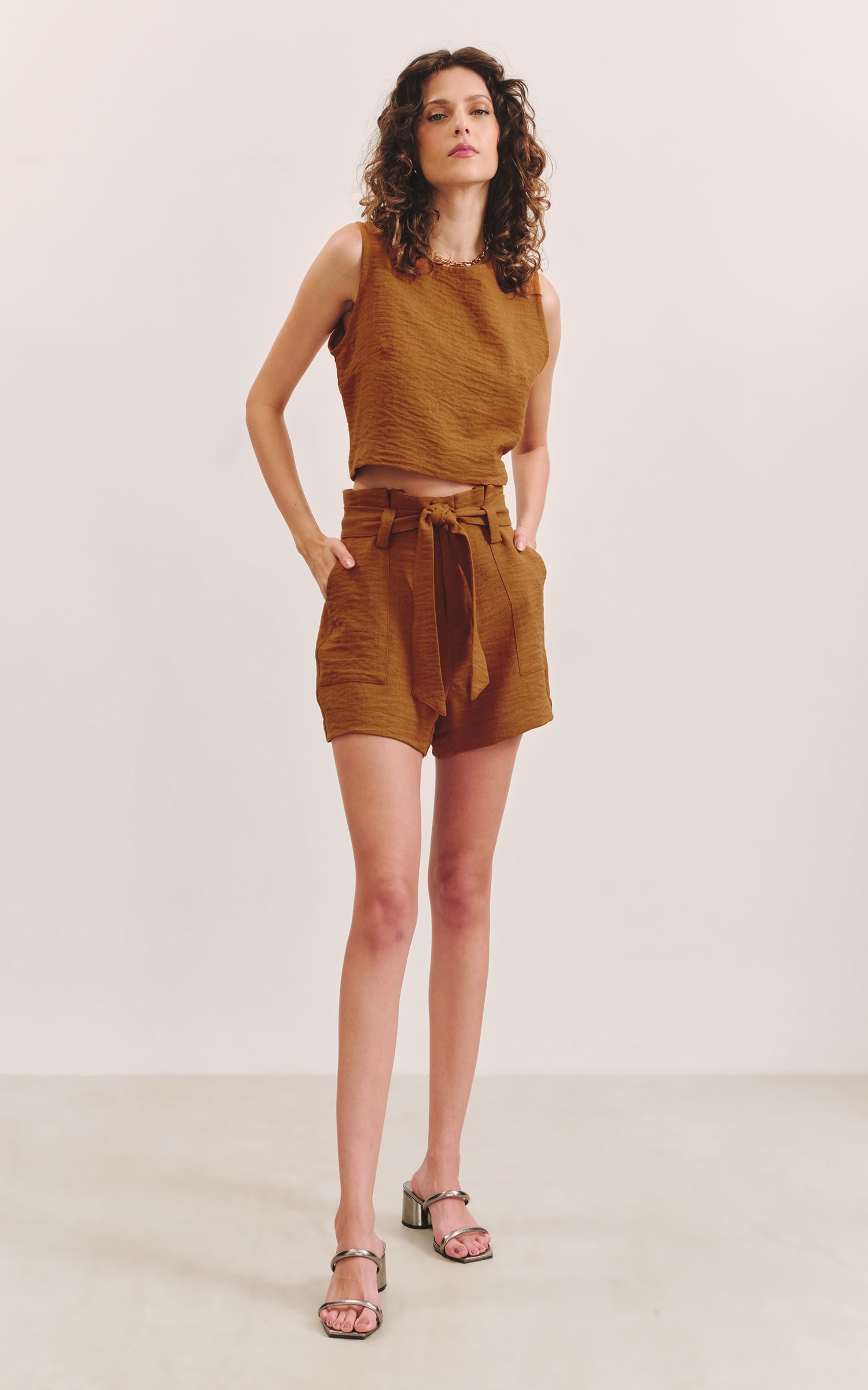 Short Clochard Veron Caqui