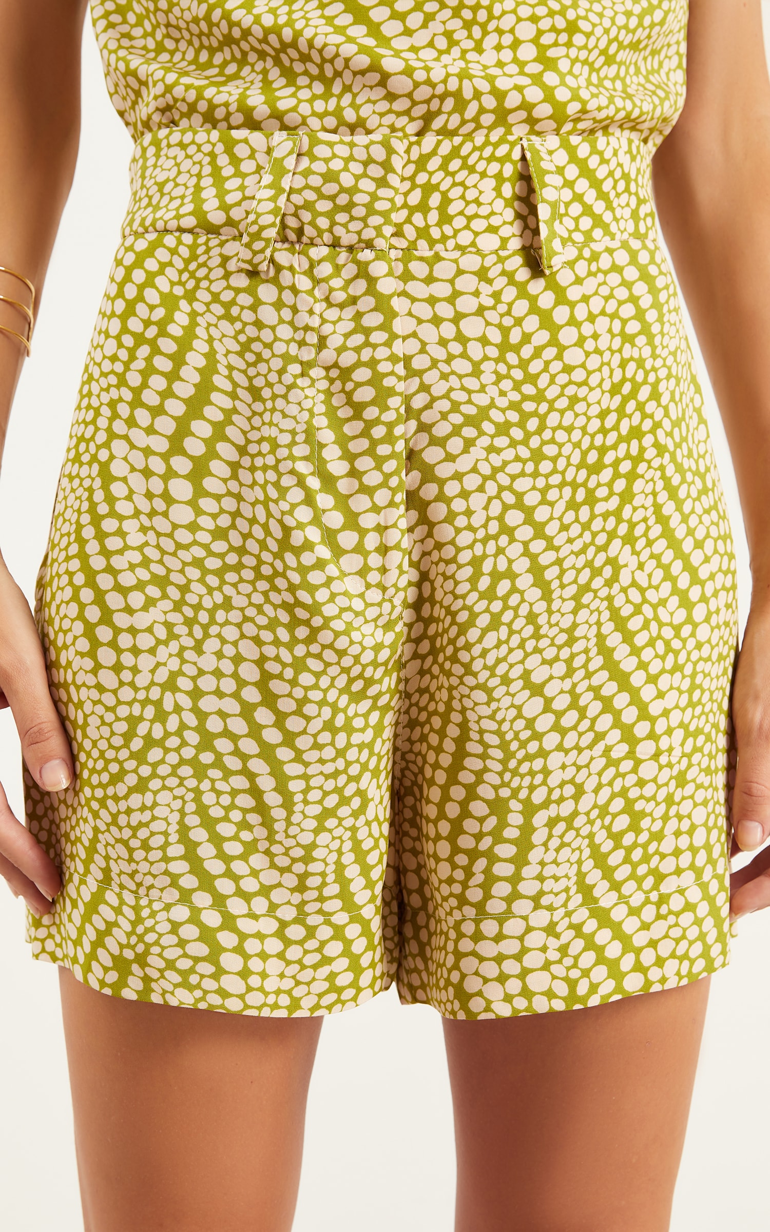 Short Com Faixa Polen Verde Oliva