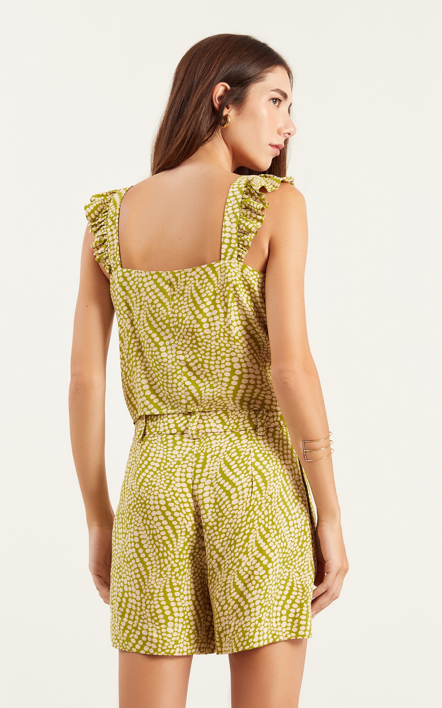 Short Com Faixa Polen Verde Oliva