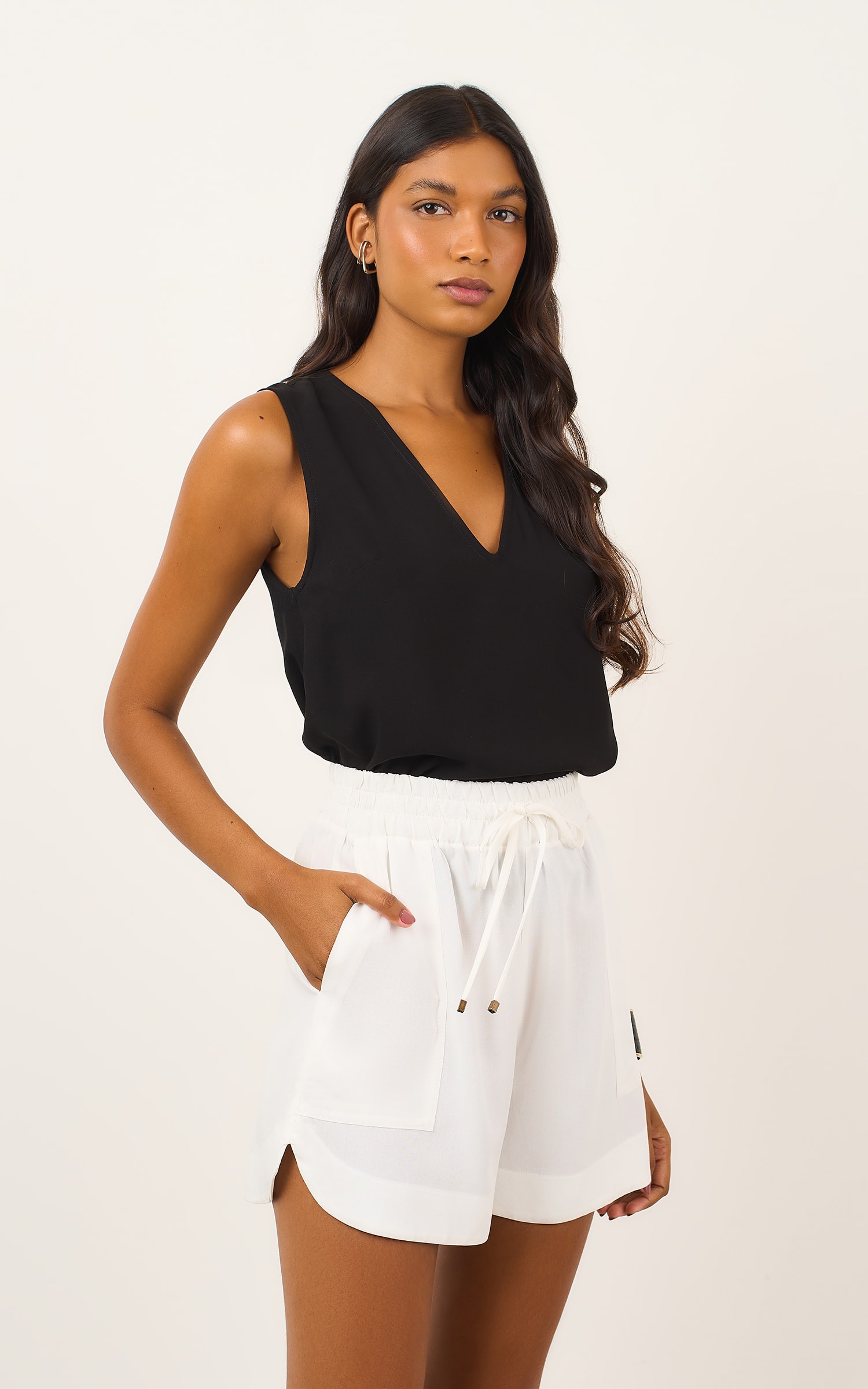 Short Crayon Off White