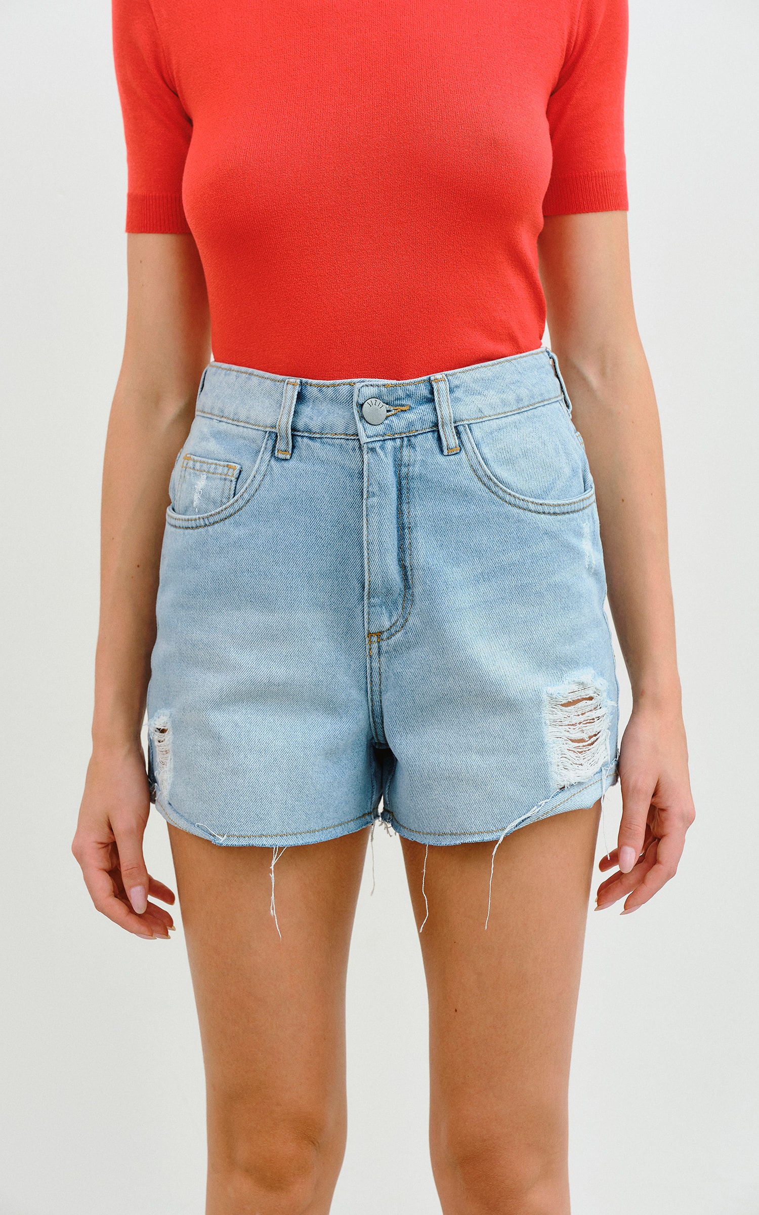 Short Étnico Jeans
