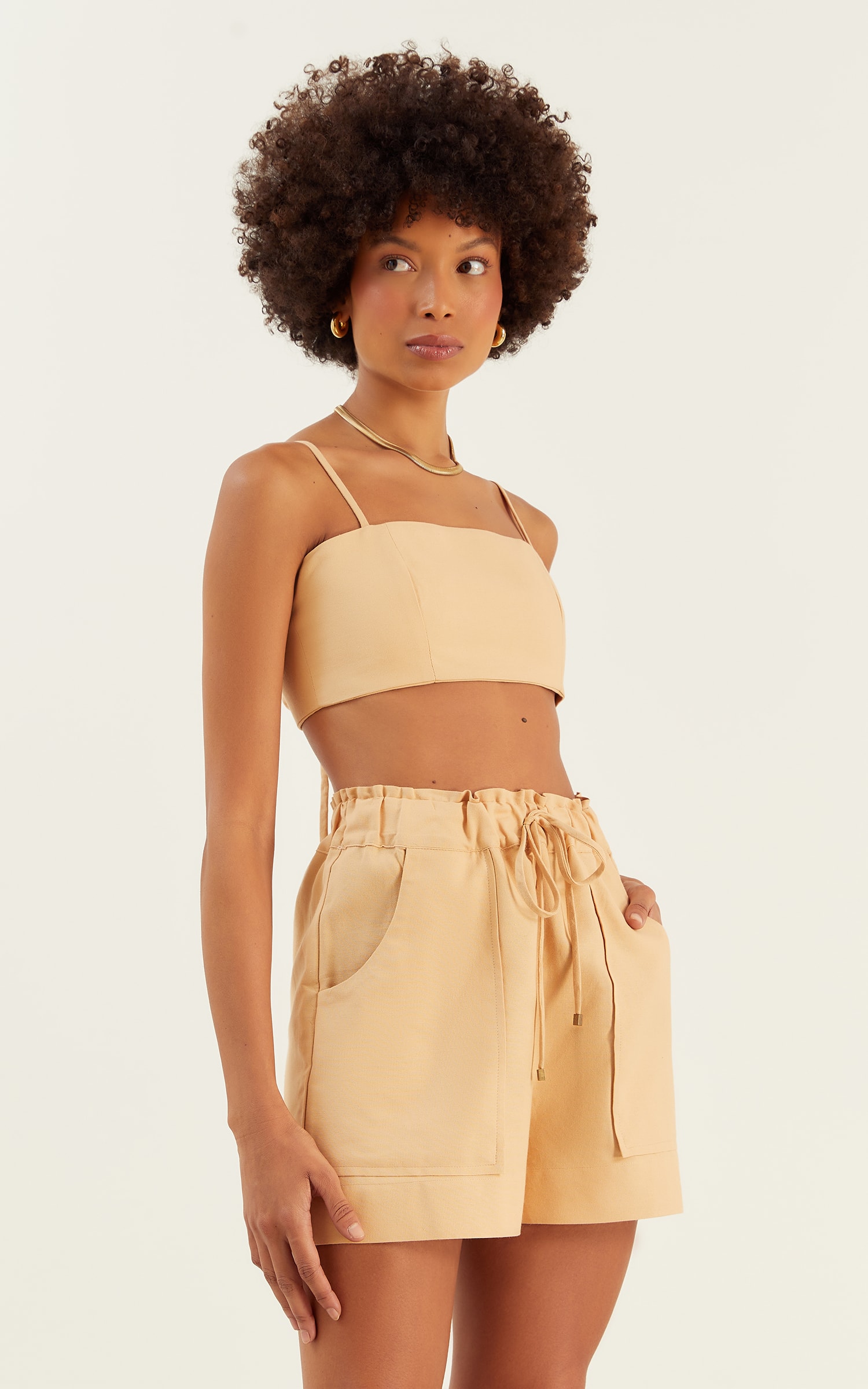Short Fresh Bege