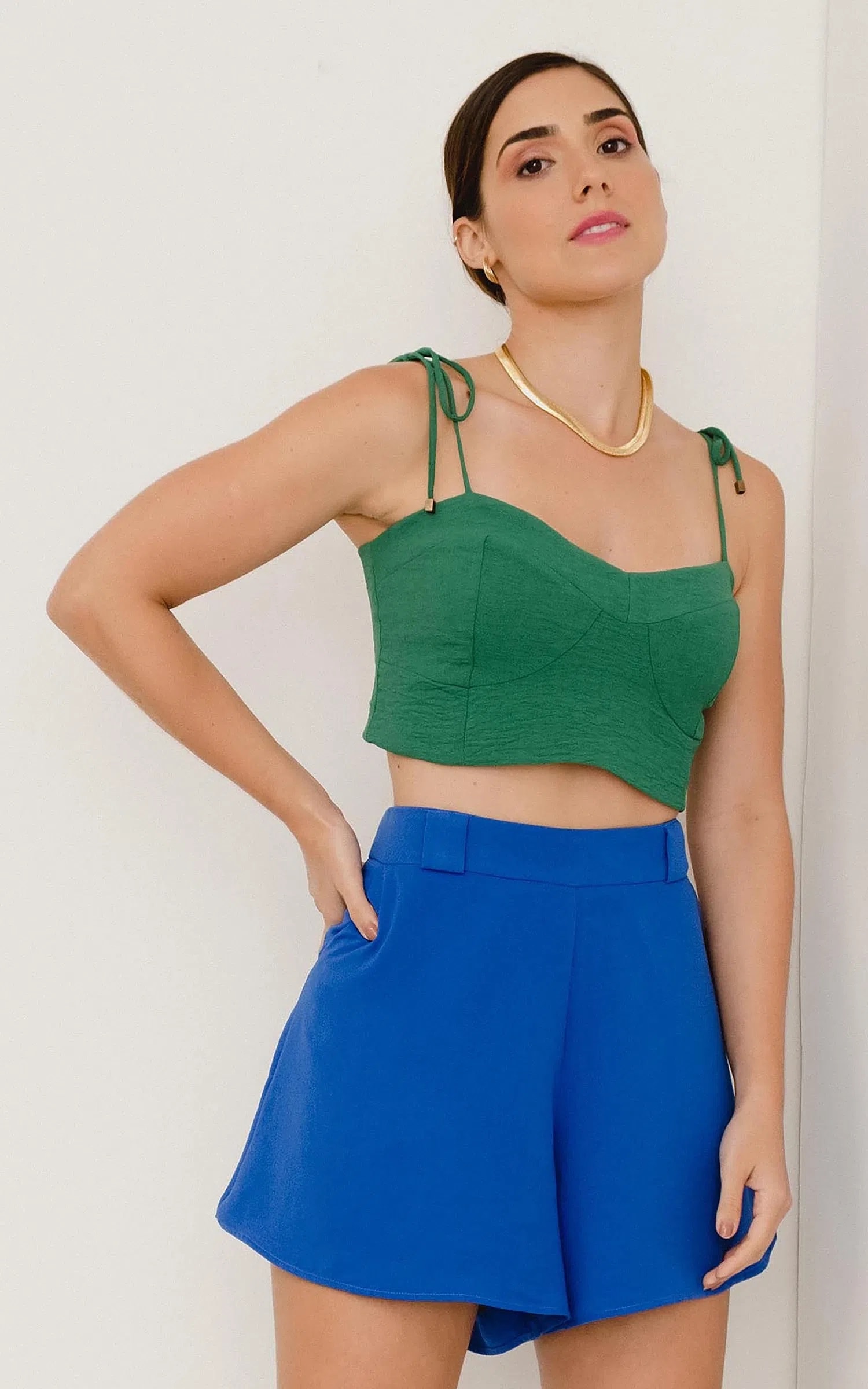 Short Godê Azul Royal