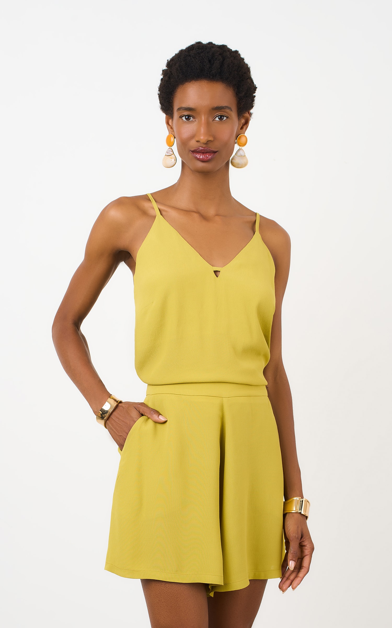Short Iced Olive