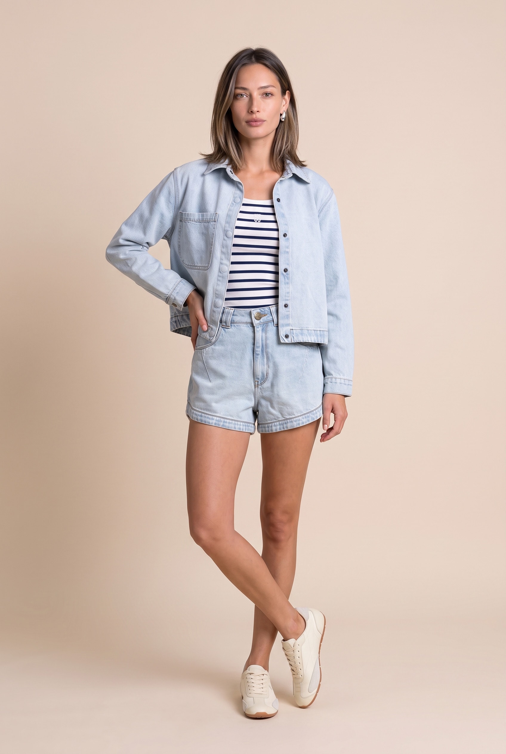 Short Jeans Mardi Jeans Claro