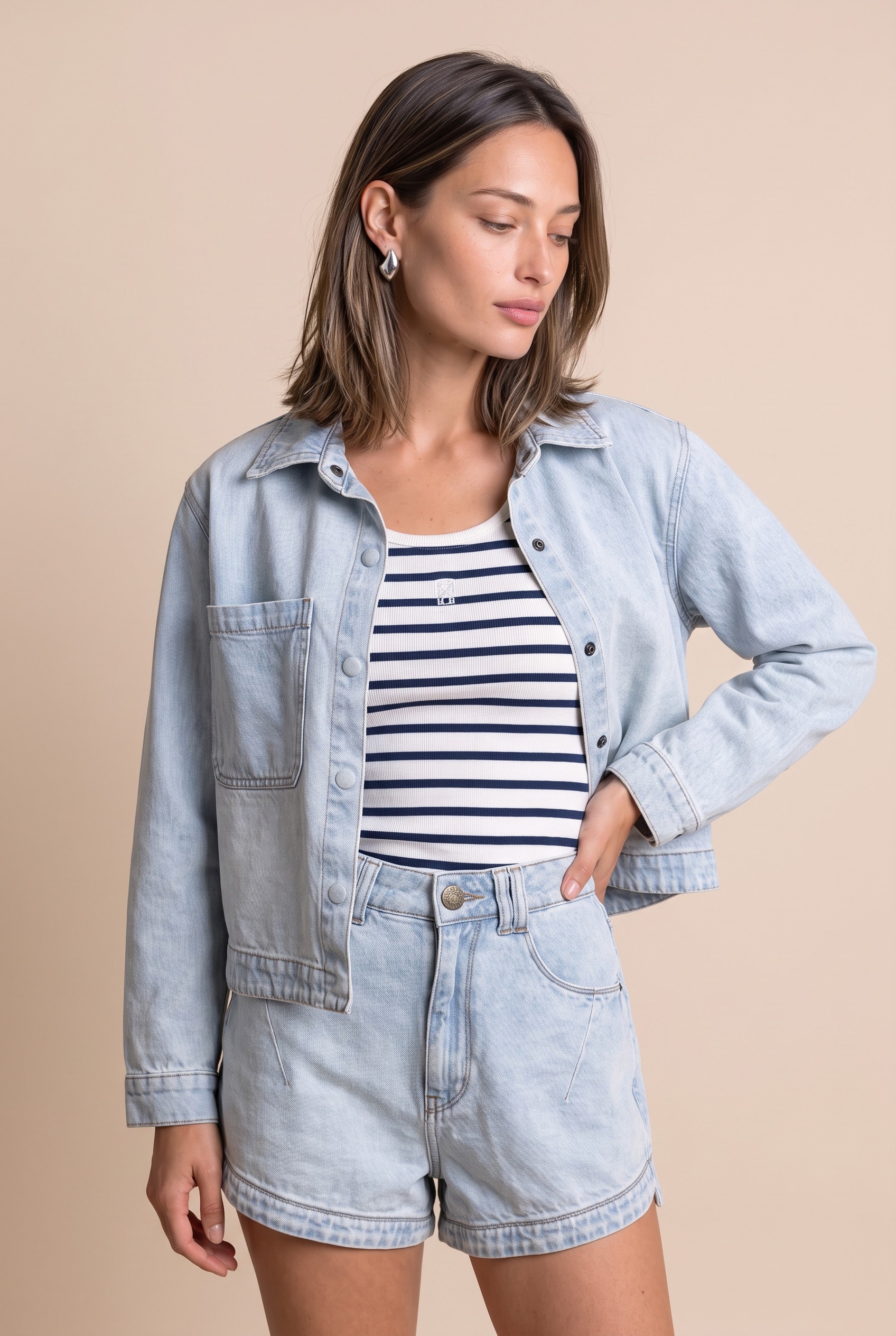 Short Jeans Mardi Jeans Claro