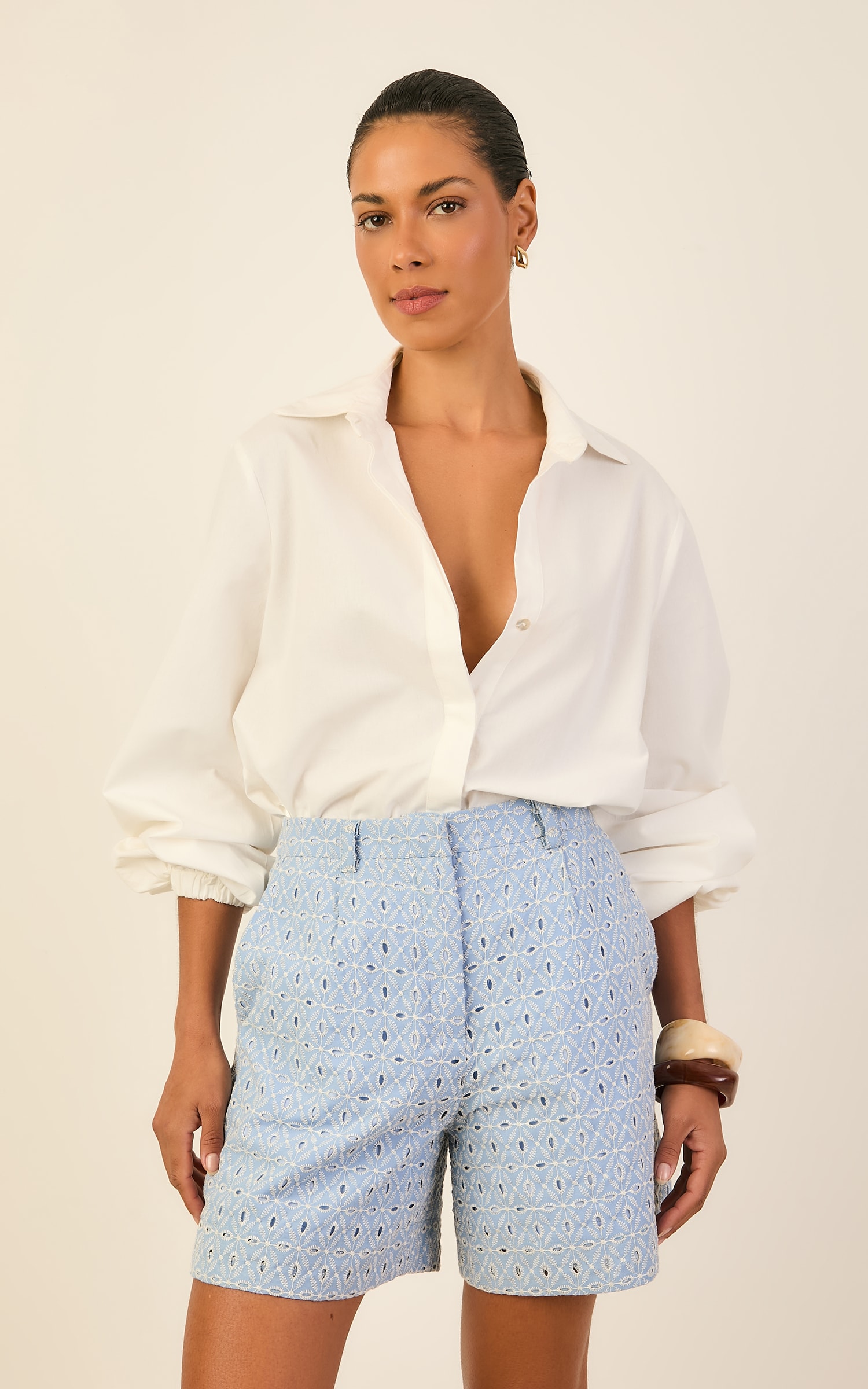 Short Laise Atelie Azul Fresh