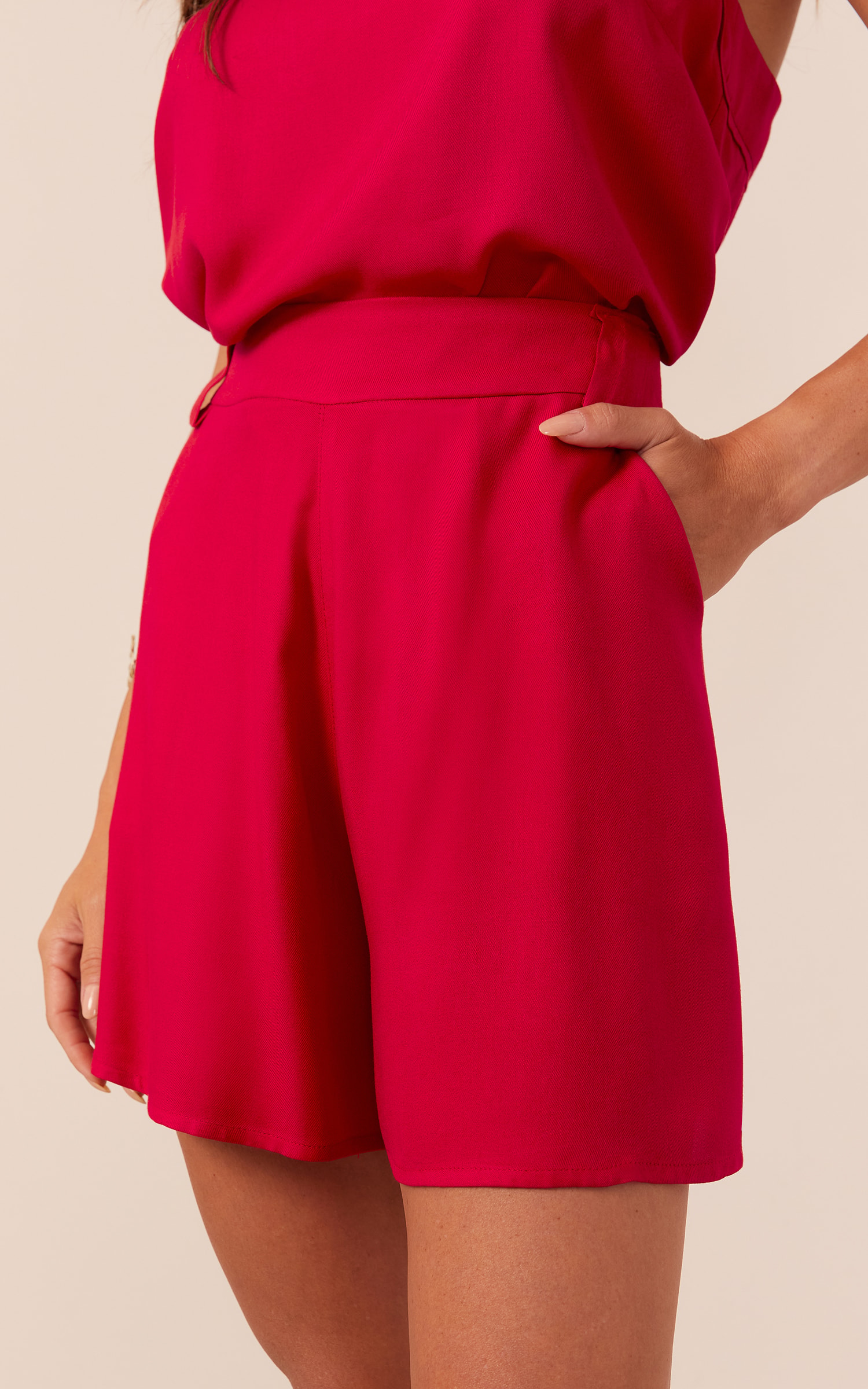 Short Leveza Vermelho