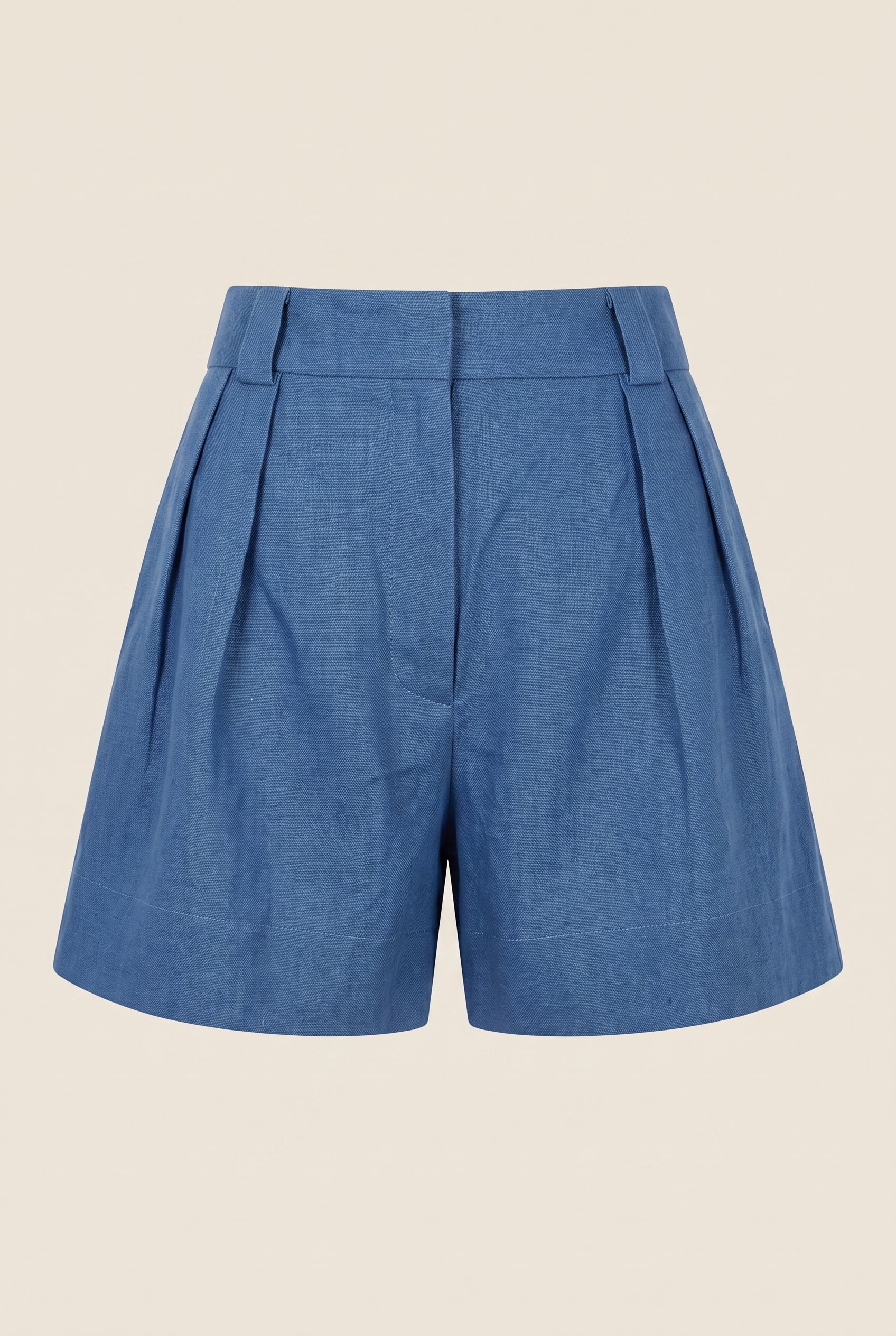 Short Linho Lust Azul Mykonos