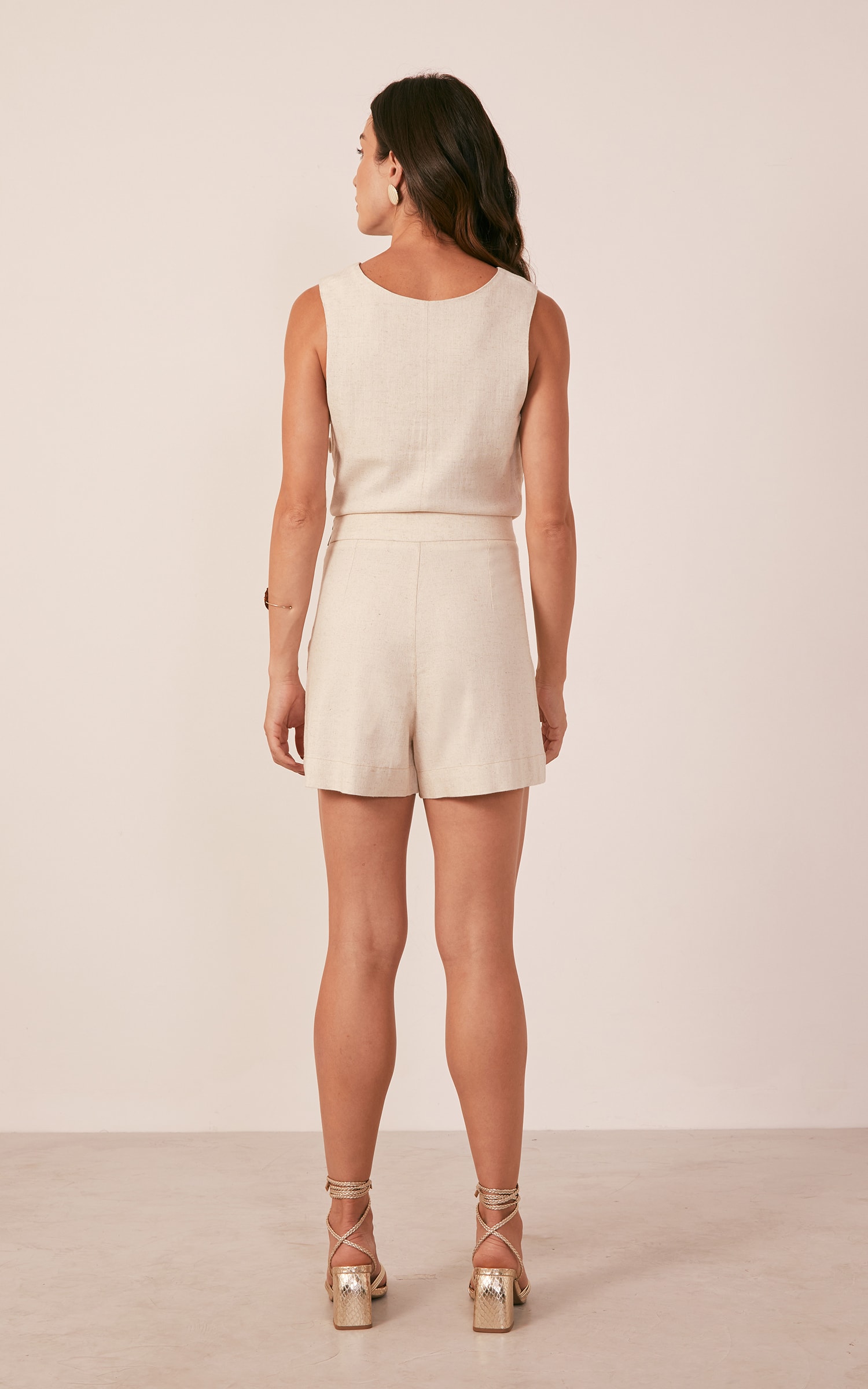 Short Luna Bolsos Natural