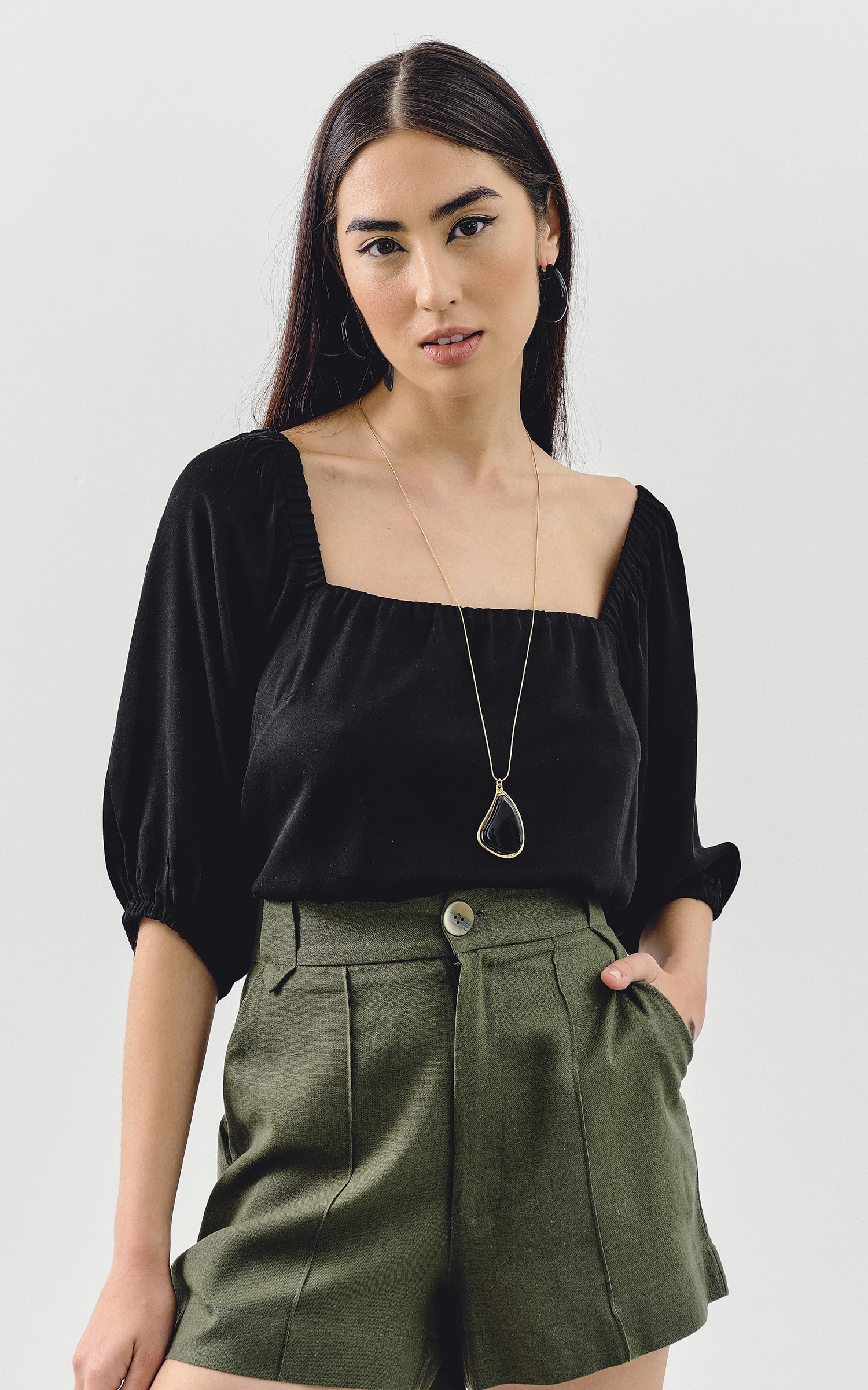 Short Nature Verde Militar