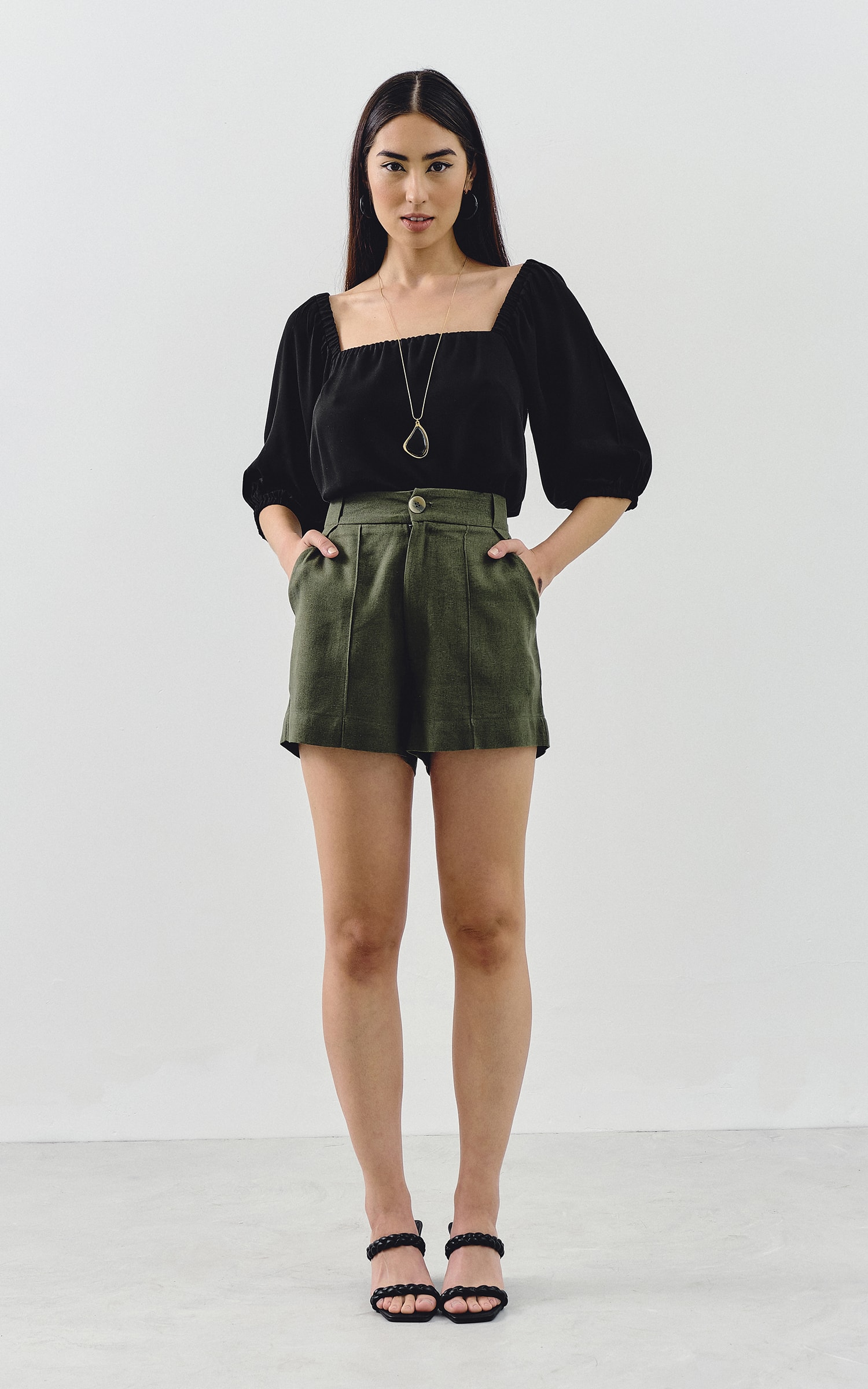 Short Nature Verde Militar