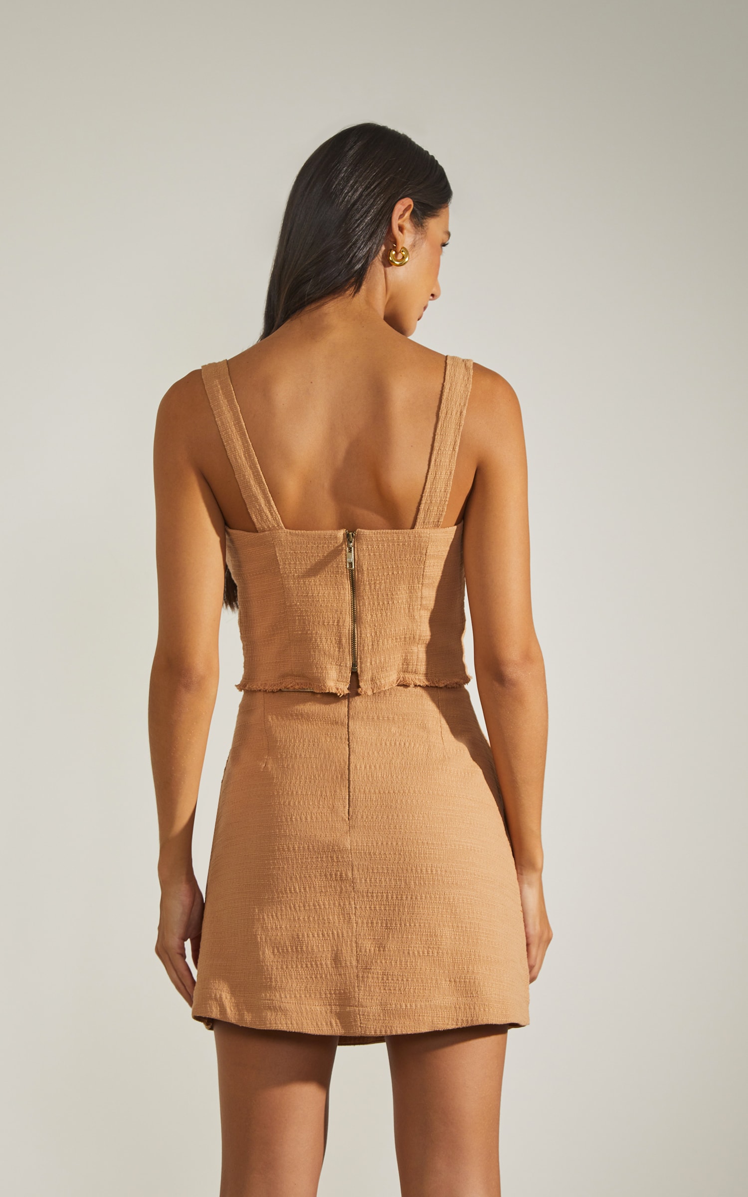 Short Saia Riviera Caqui