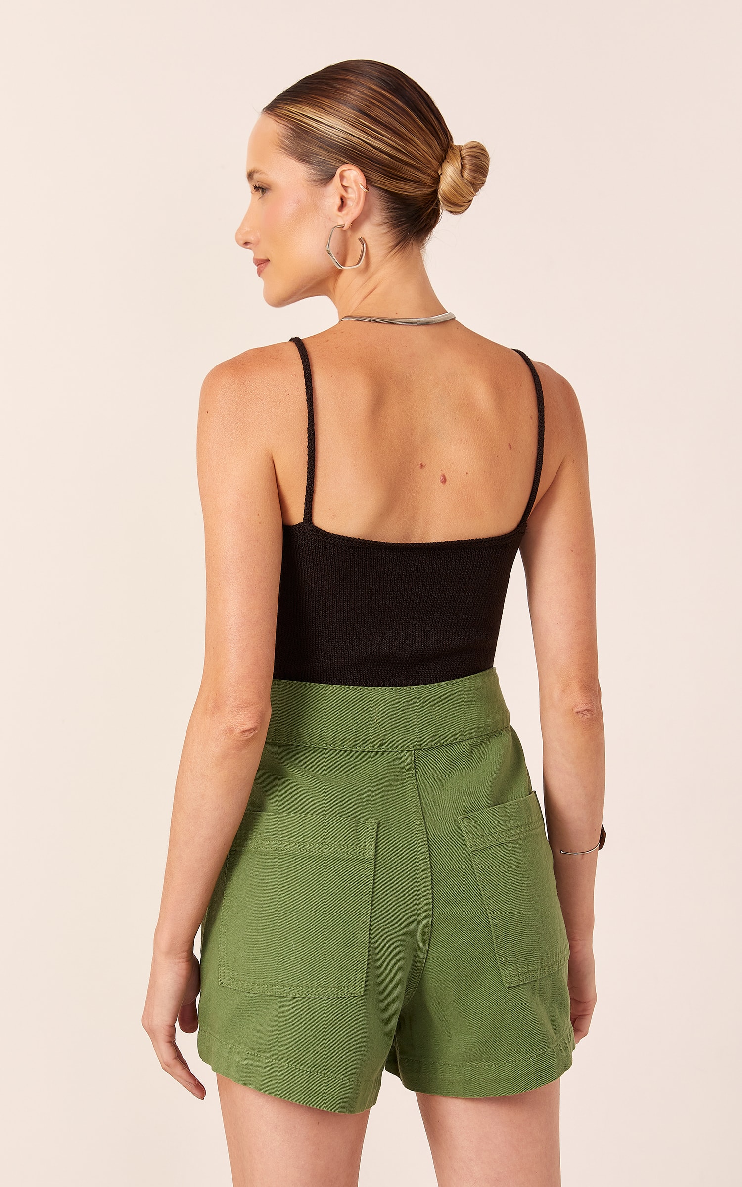 Short Sarja Maxi Passador Verde