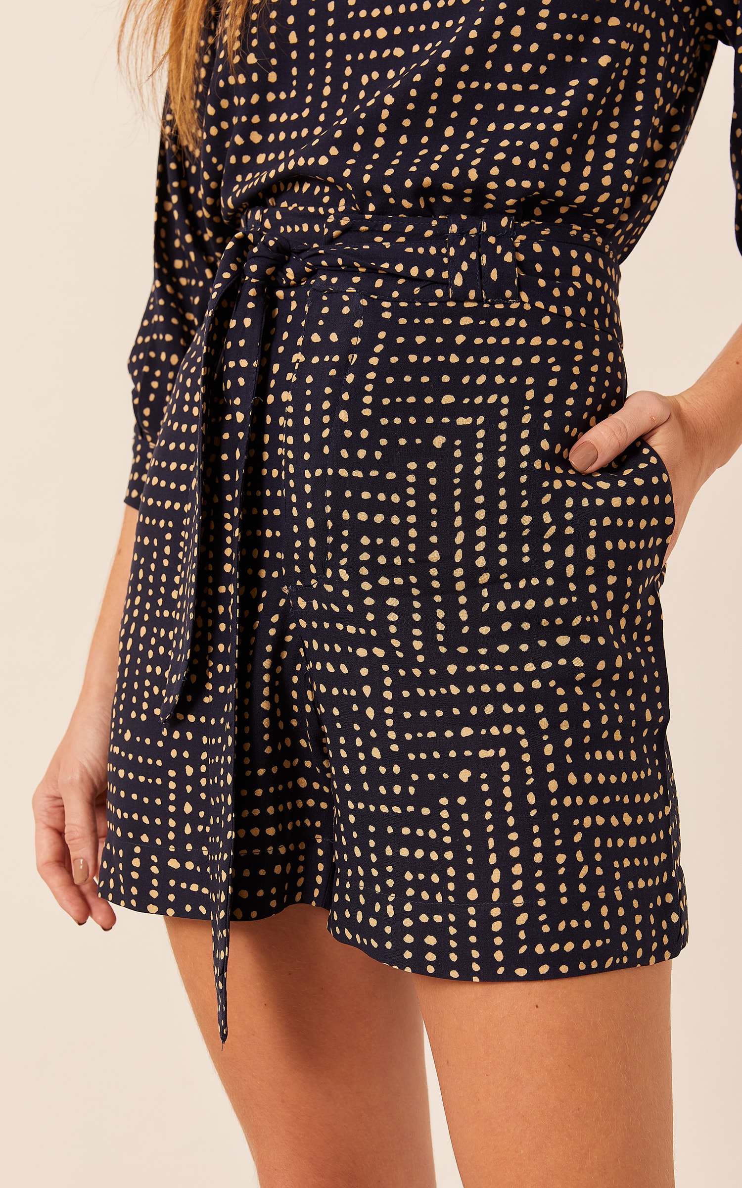 Short Sentir Passador Duplo Marinho
