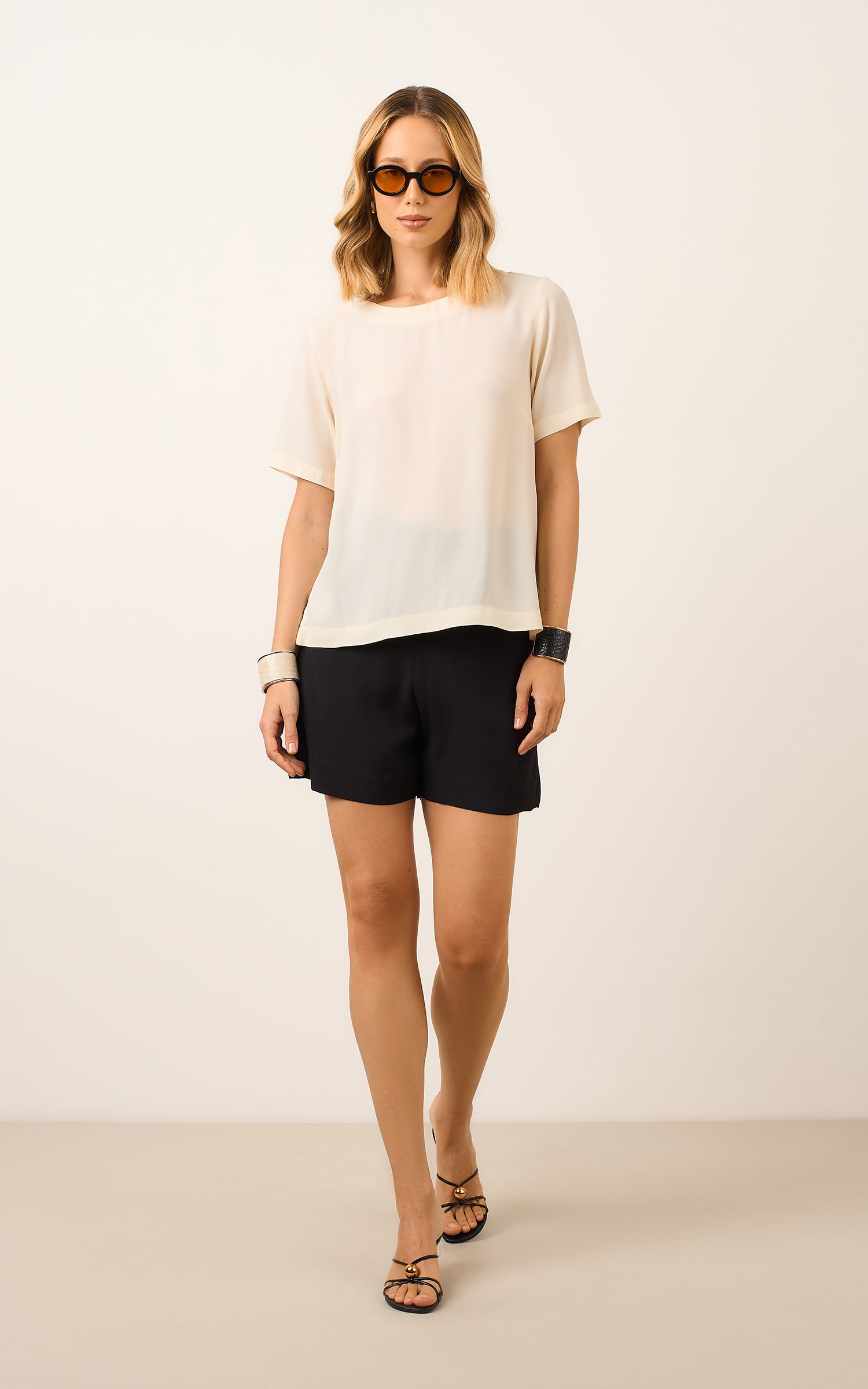 Short Tresse Preto