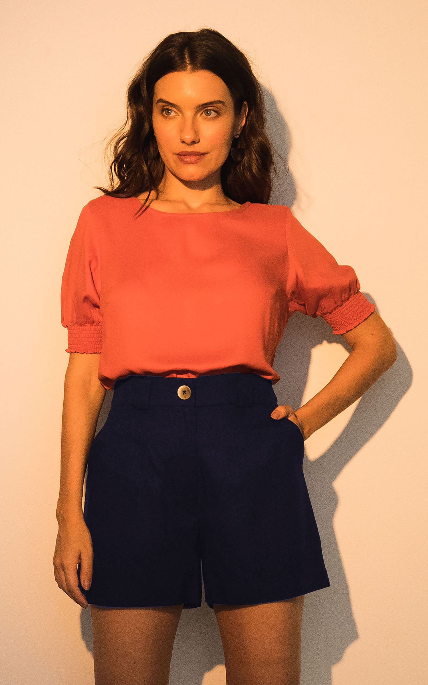 Short Veraneio Marinho