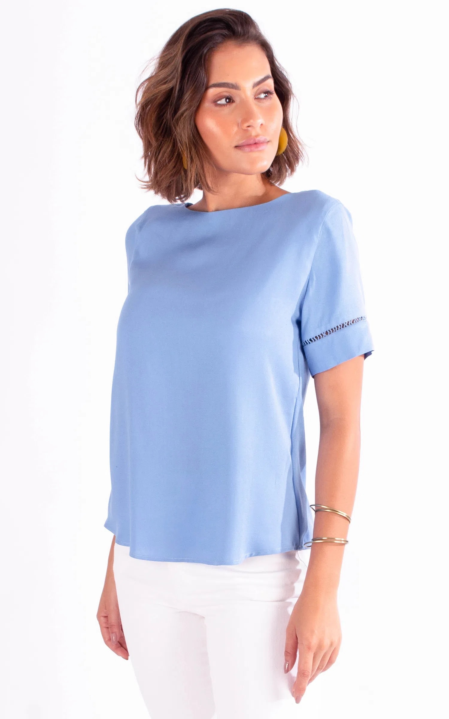 T-Shirt Entremeio Azul