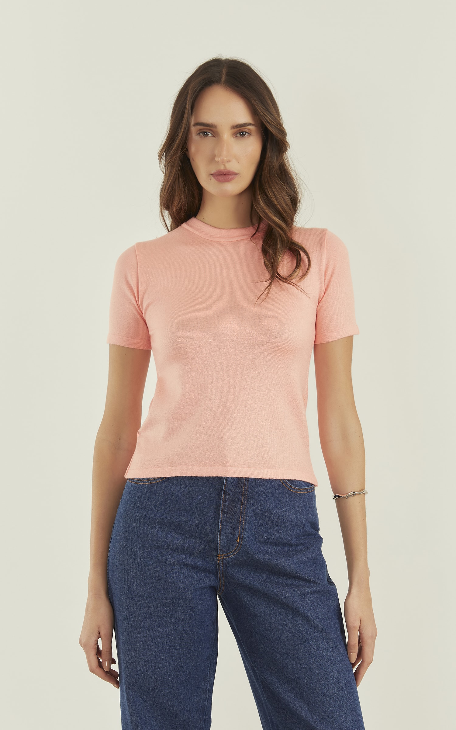 t Shirt Golinha Basic Pêssego