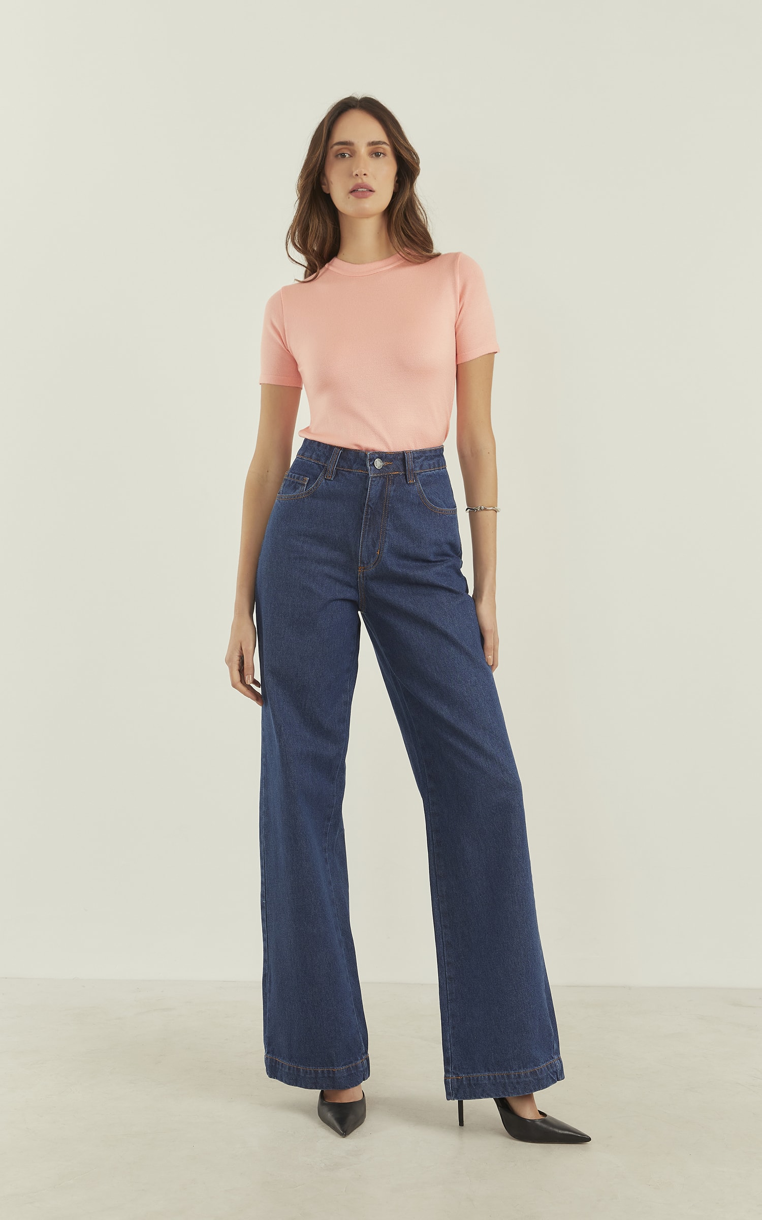 t Shirt Golinha Basic Pêssego