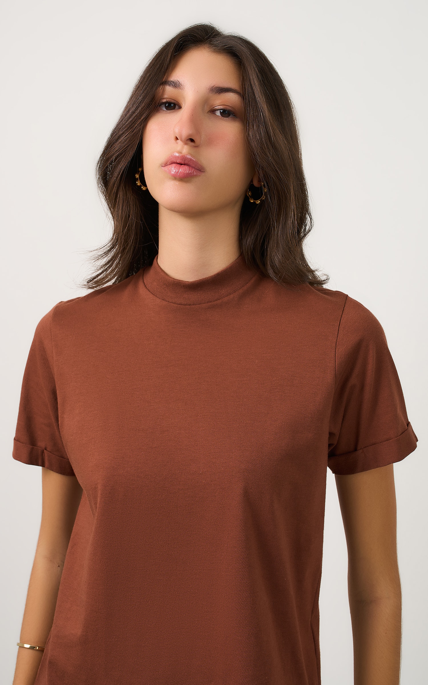 T-Shirt Golinha Ribana Chocolate