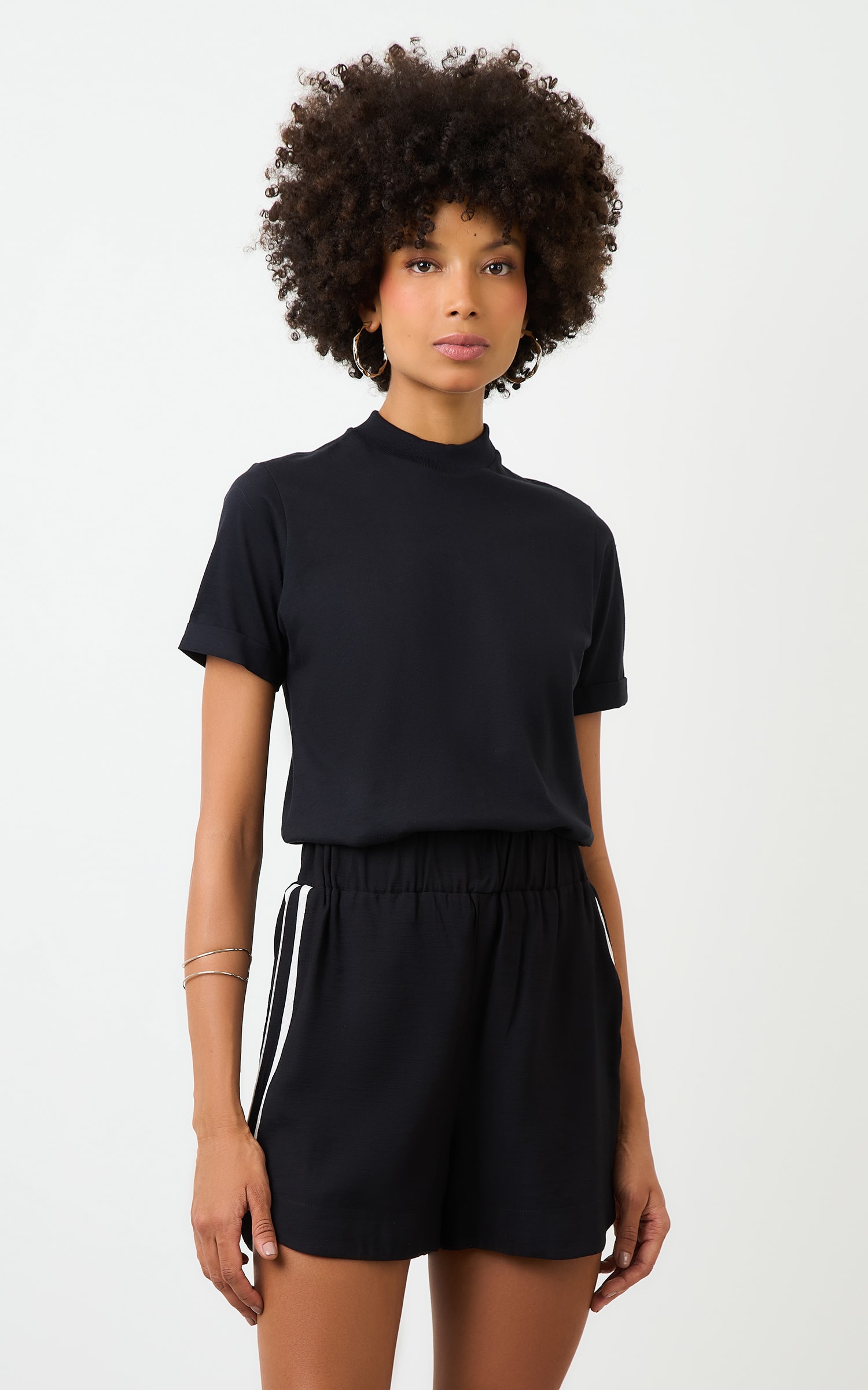 T-Shirt Golinha Ribana Preto