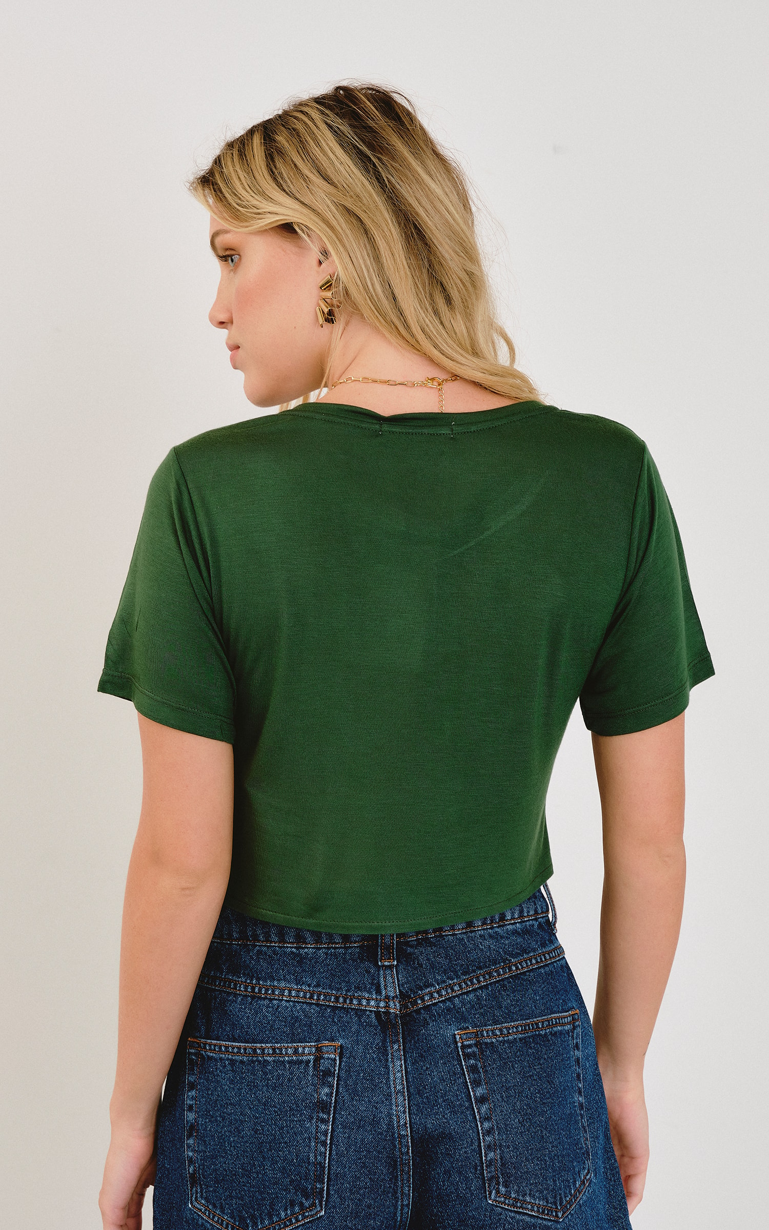 T-Shirt Malha Torcida Verde