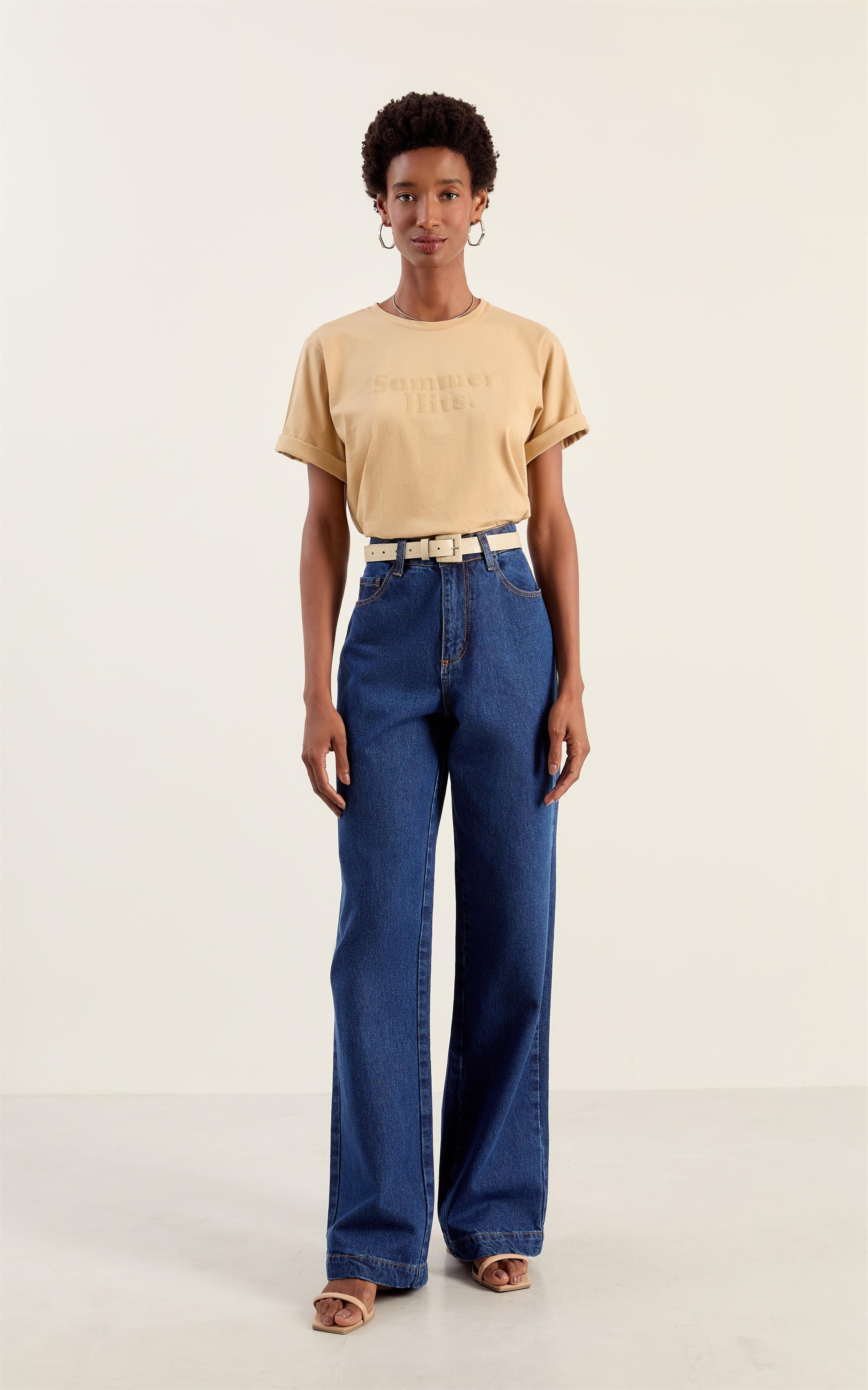 T-Shirt Summer Hits Caqui