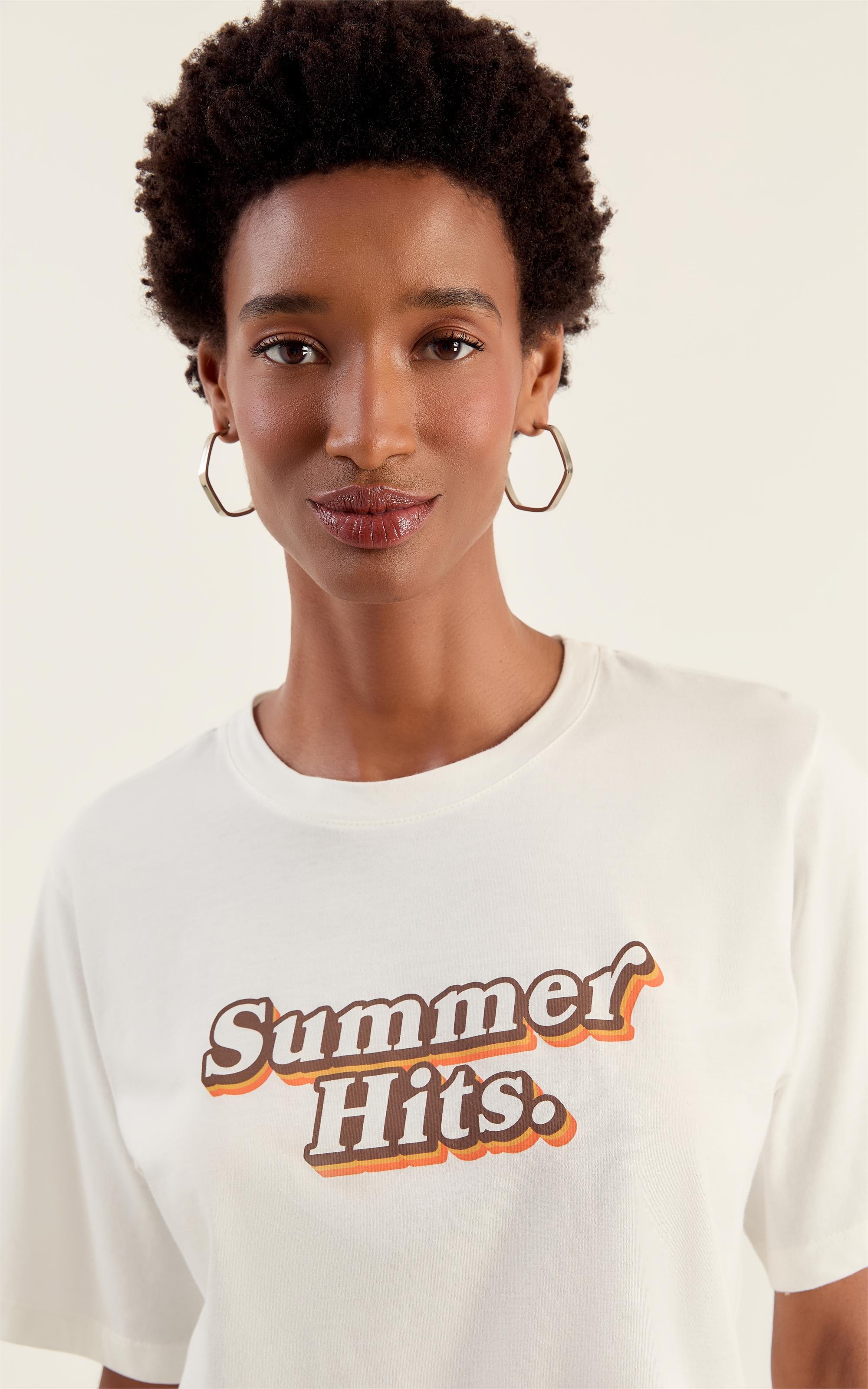 T-Shirt Summer Hits Off White