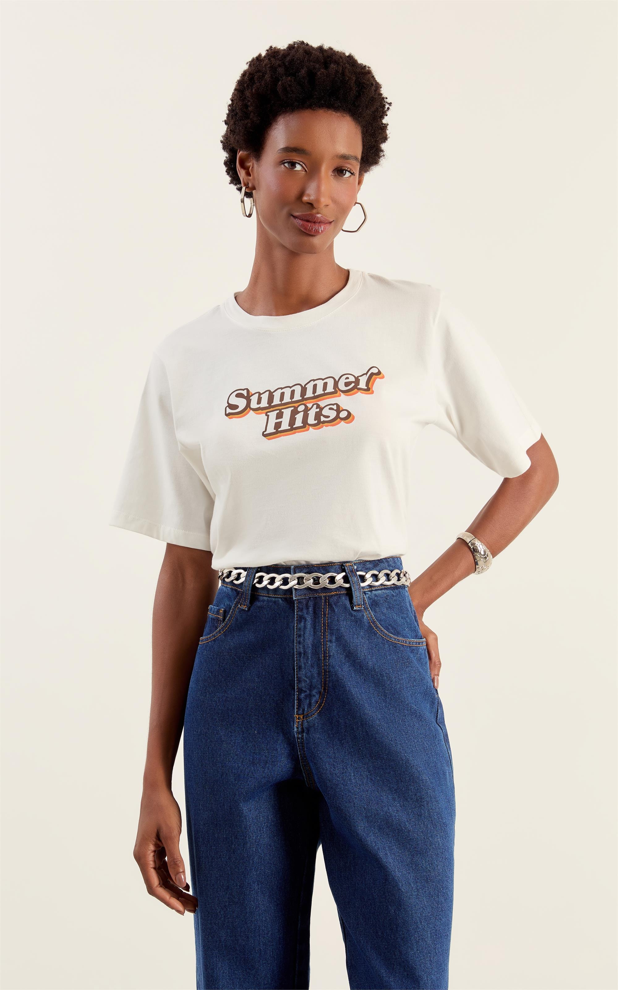 T-Shirt Summer Hits Off White