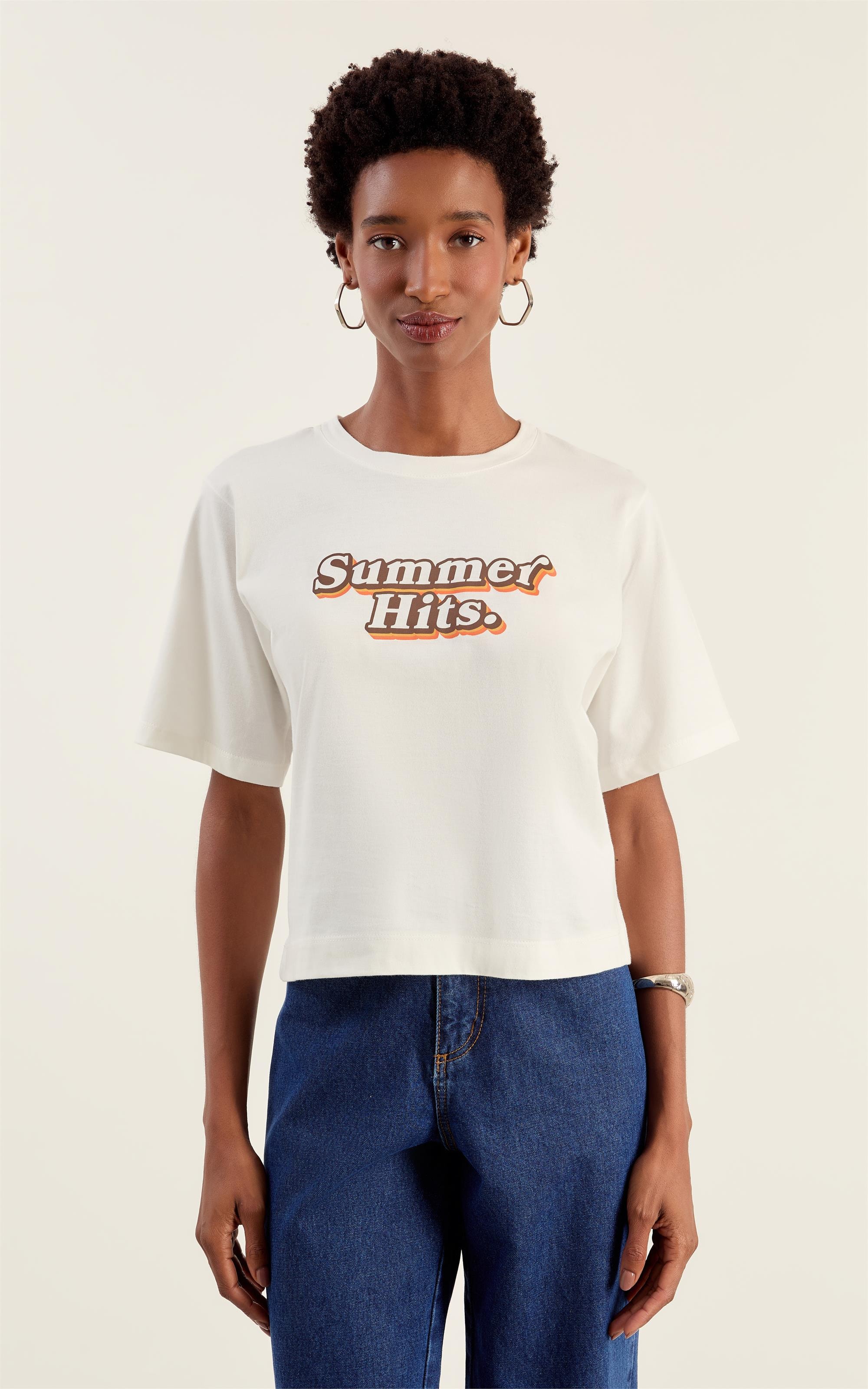 T-Shirt Summer Hits Off White