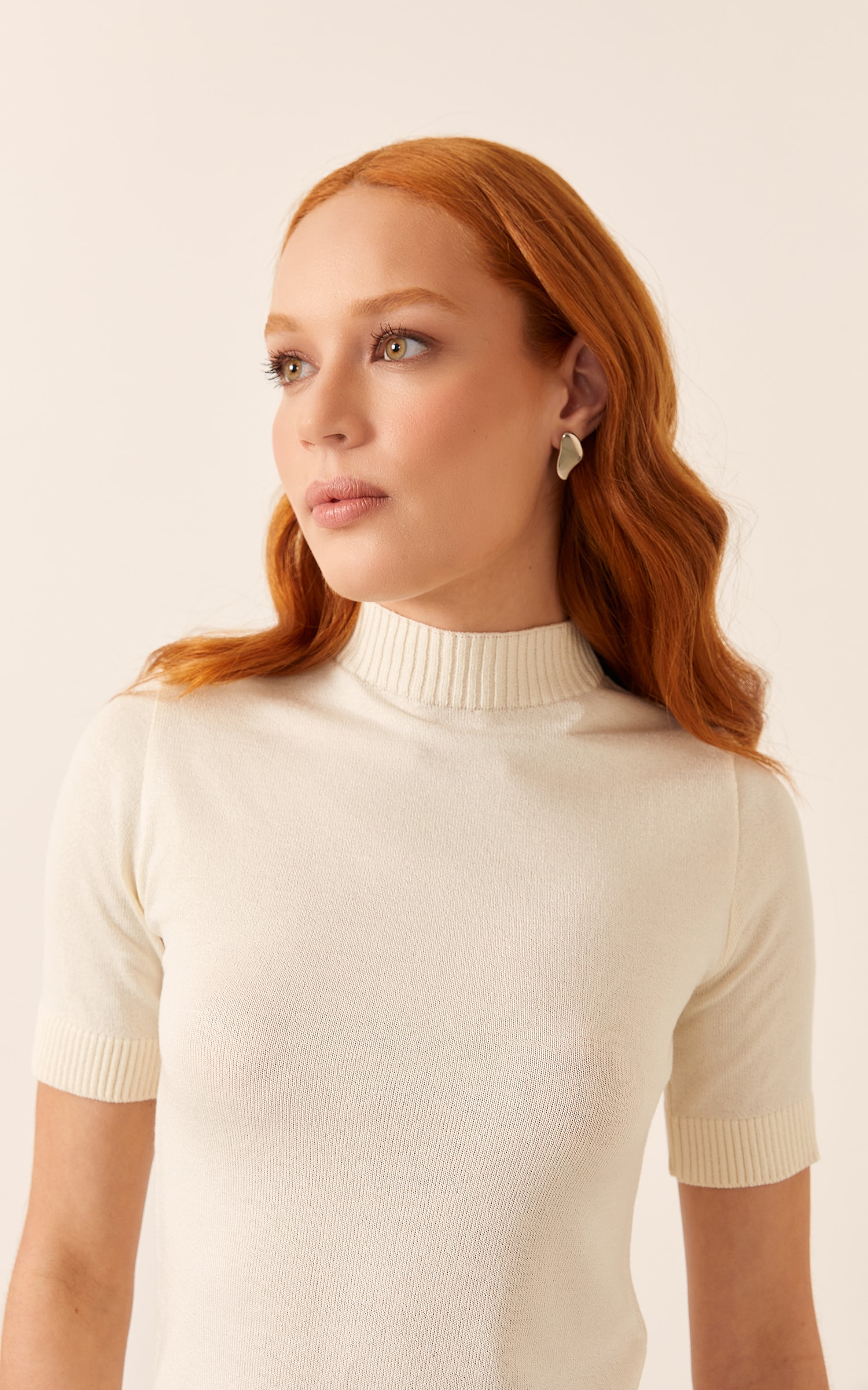T-Shirt Tricot Golinha Basic Off White