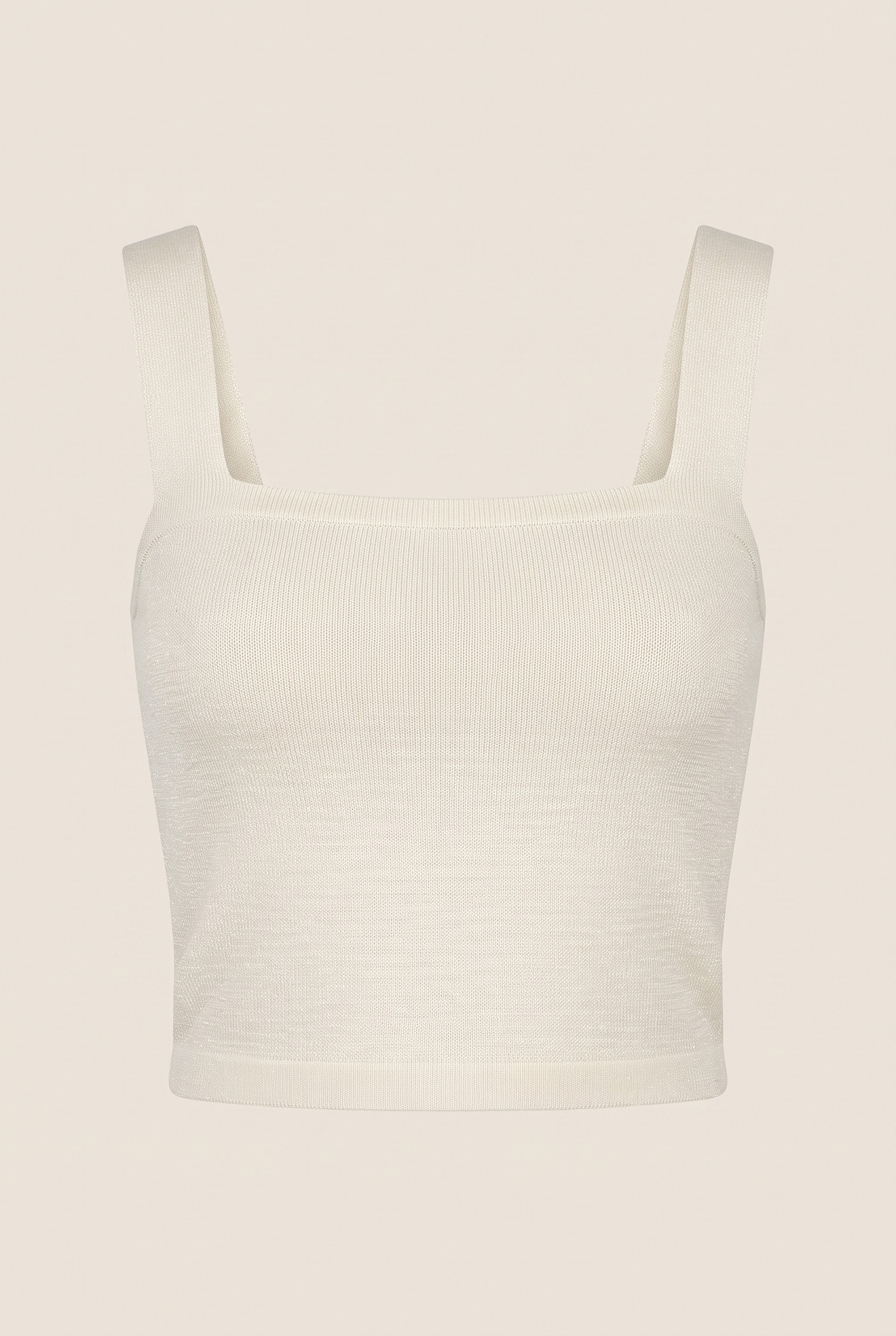 Top Alca Liso Off White