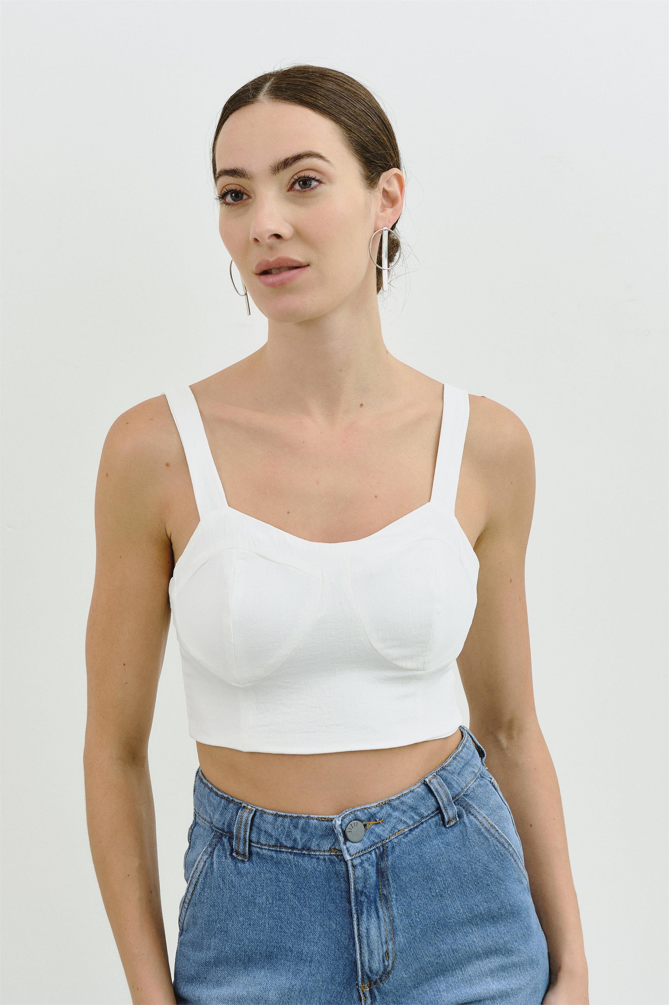 Top Cordel Amarelo