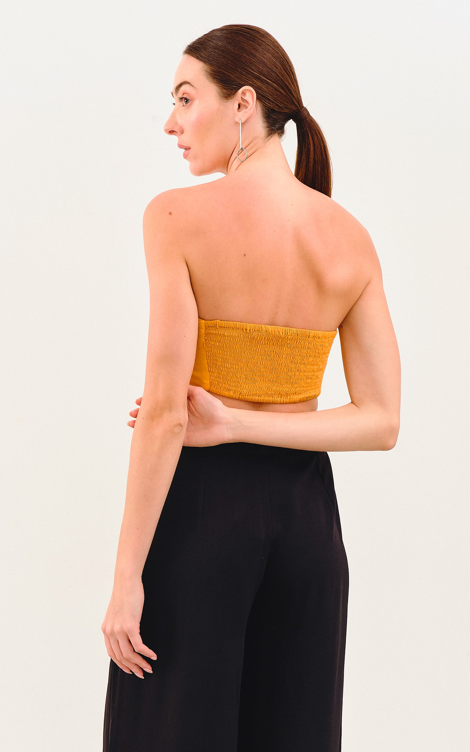 Top Faixa Clean Amarelo